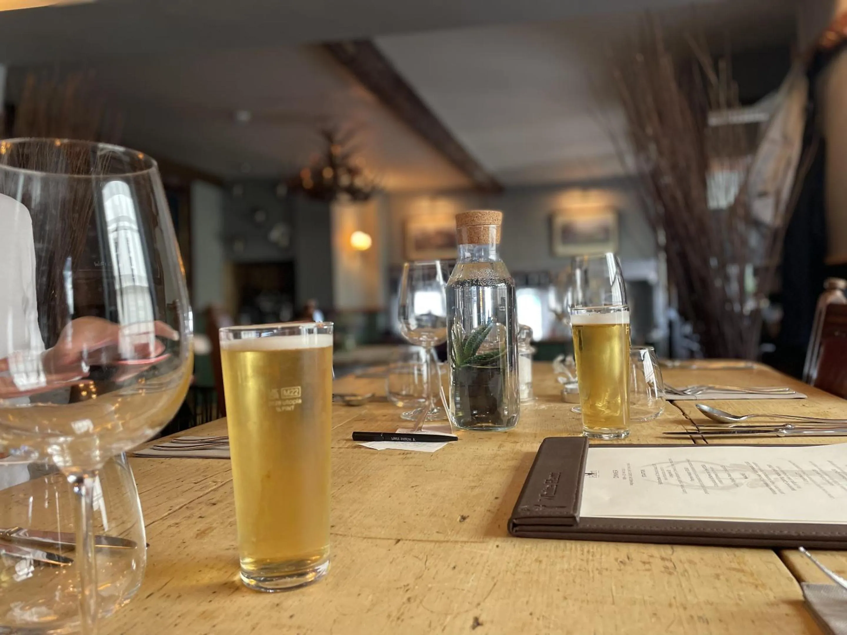 Dining area in White Hart Hotel