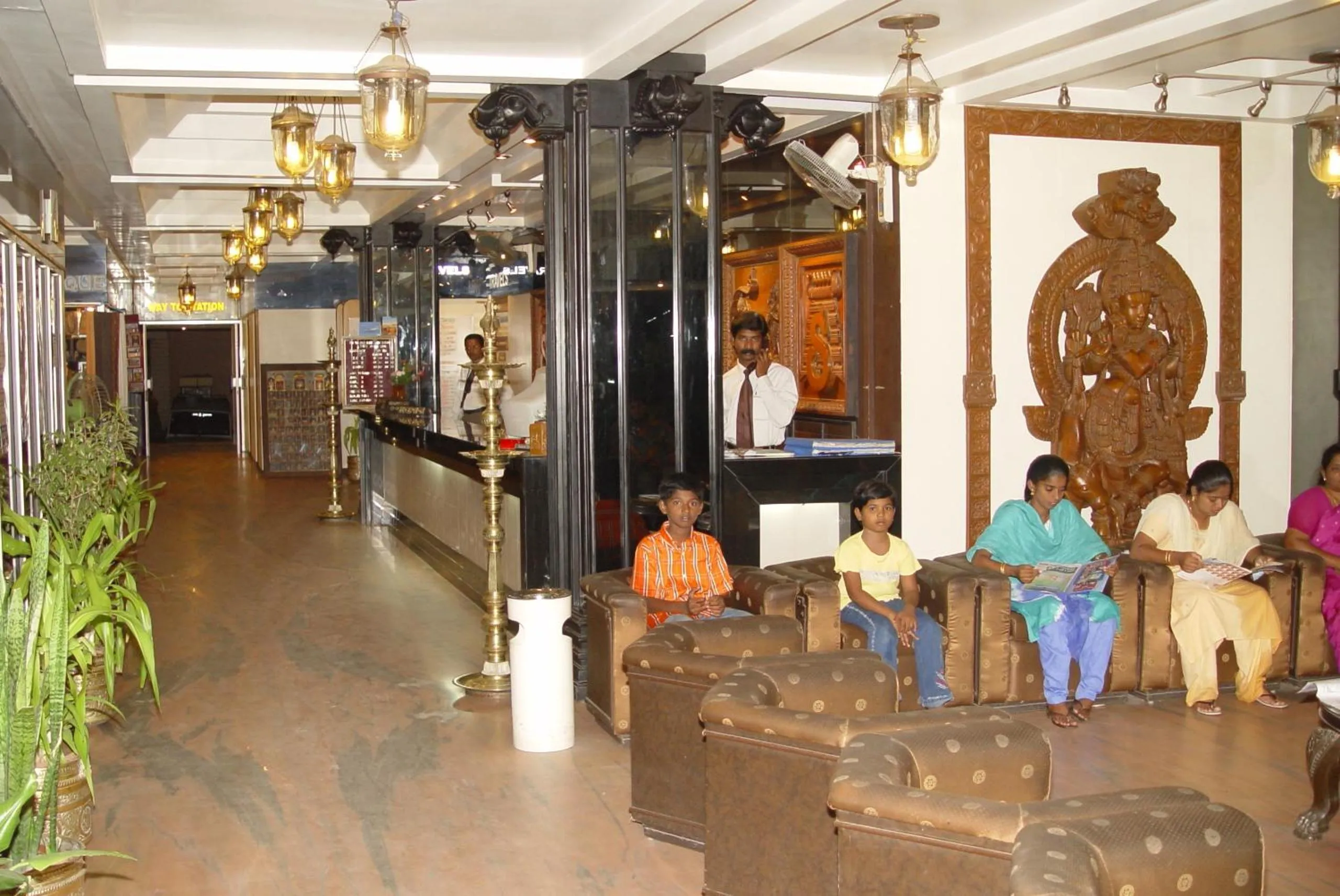Lobby or reception in Hotel Supreme