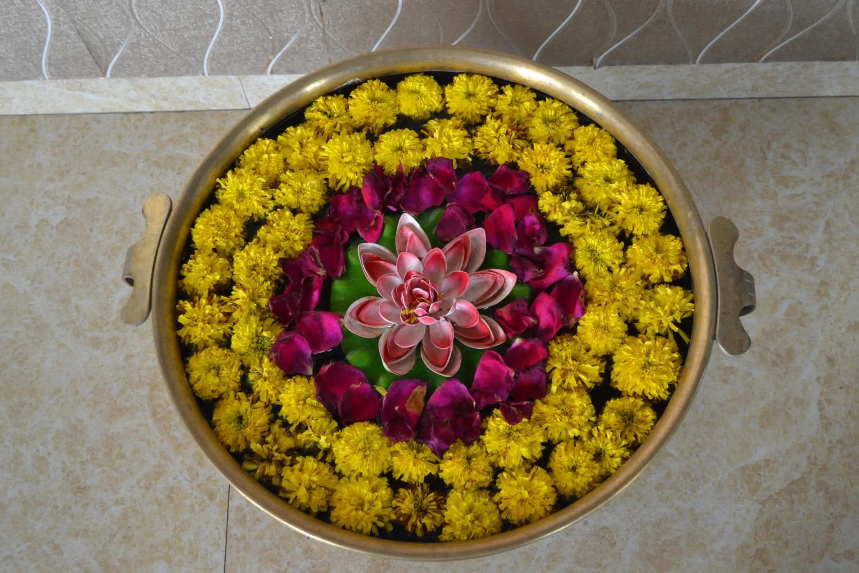 Decorative detail in Krishna Inn