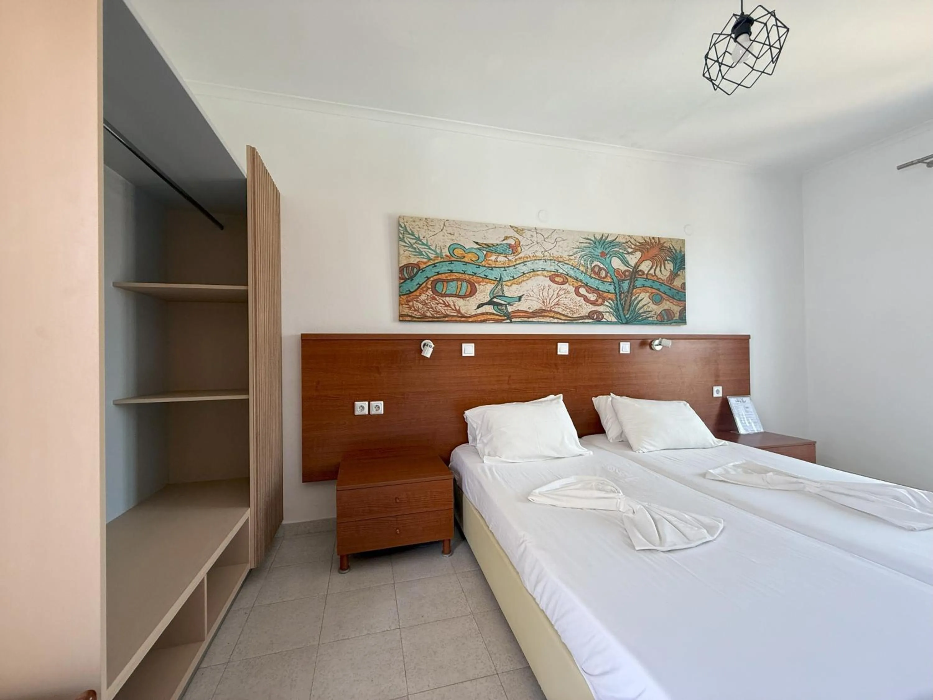 Bed in Elga Hotel & apartments