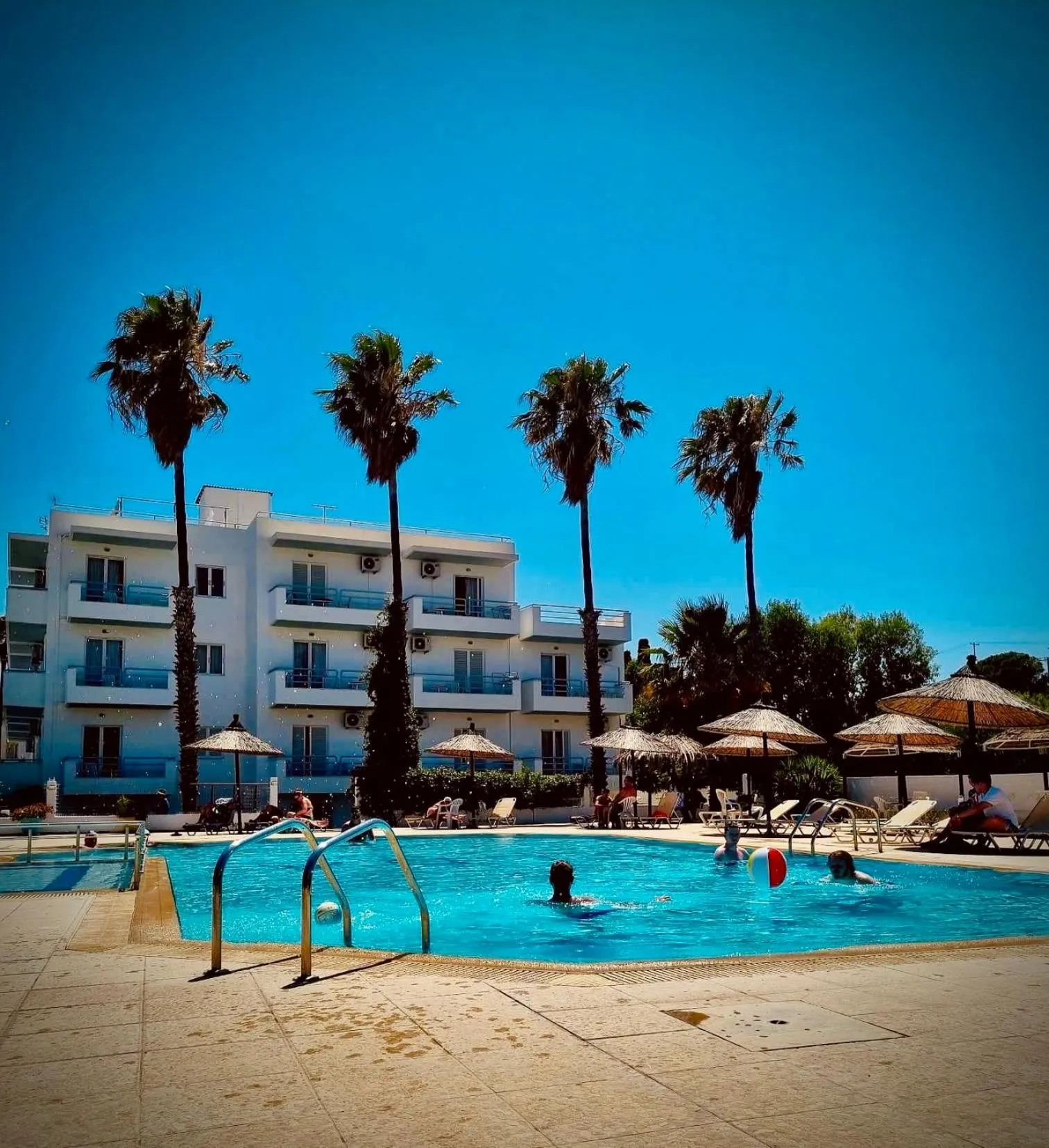 Swimming pool in Elga Hotel & apartments