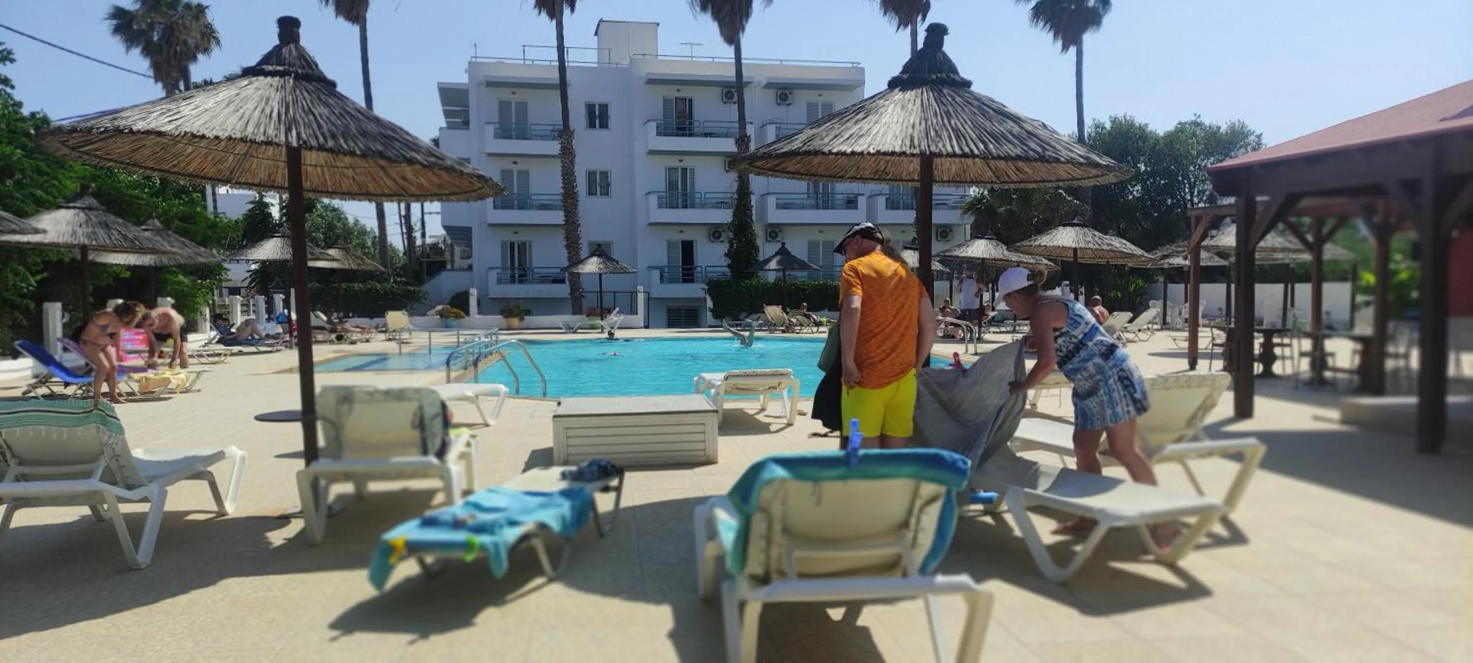 Swimming pool in Elga Hotel & apartments