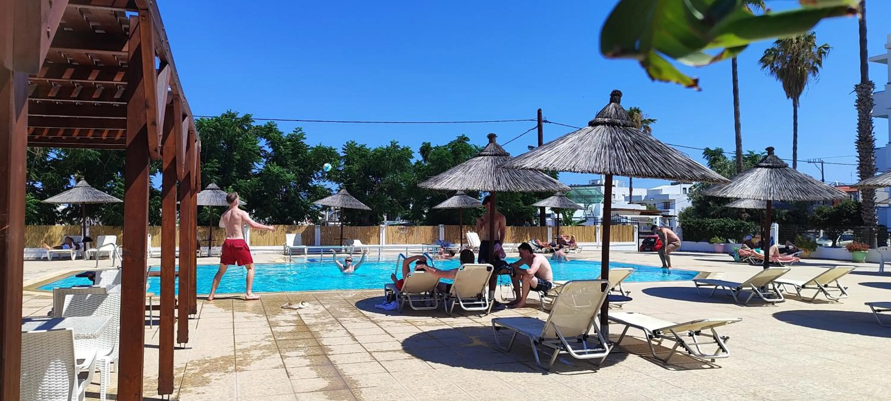 Swimming pool in Elga Hotel & apartments