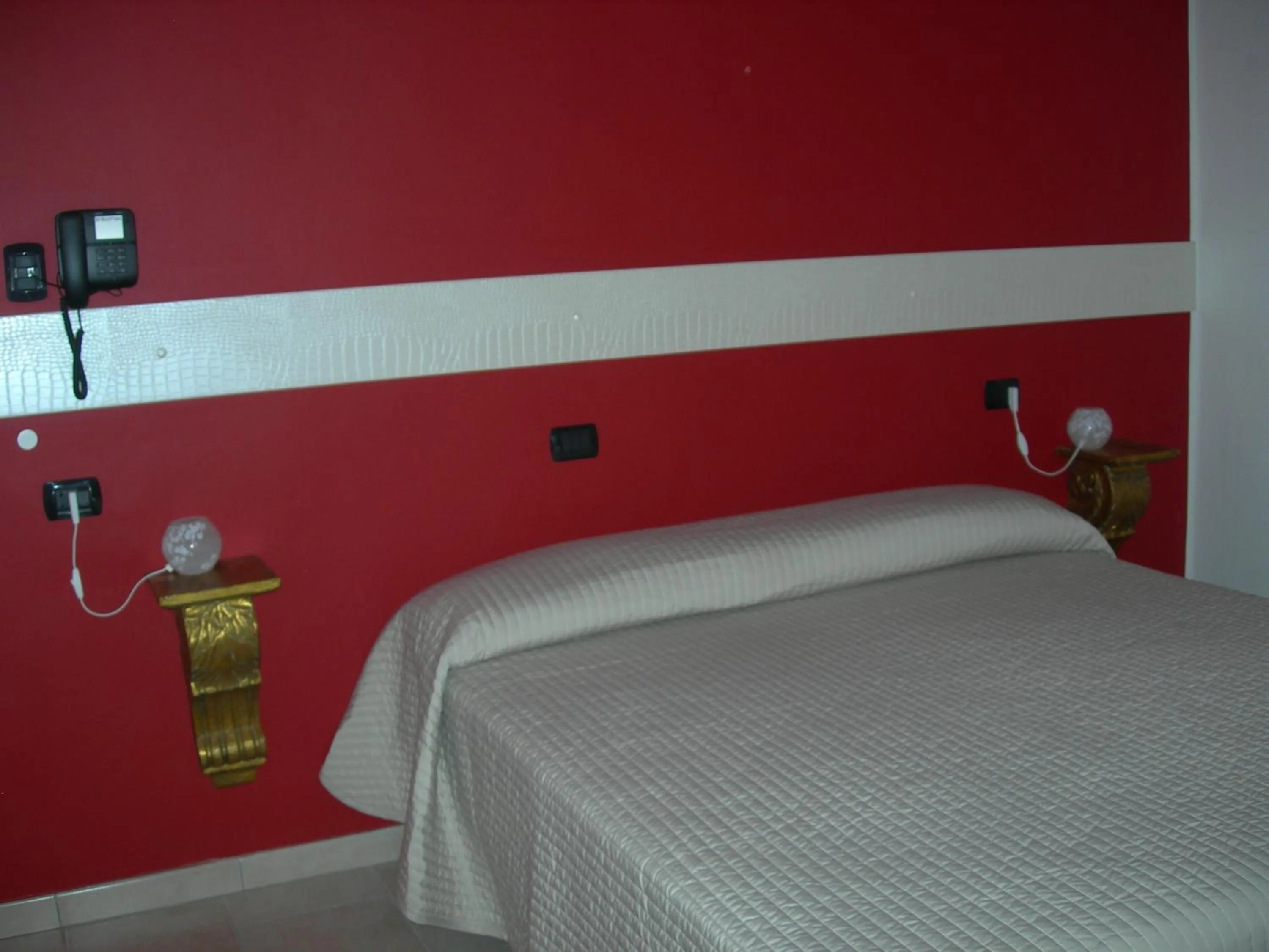 Bed in Hotel Due Spade