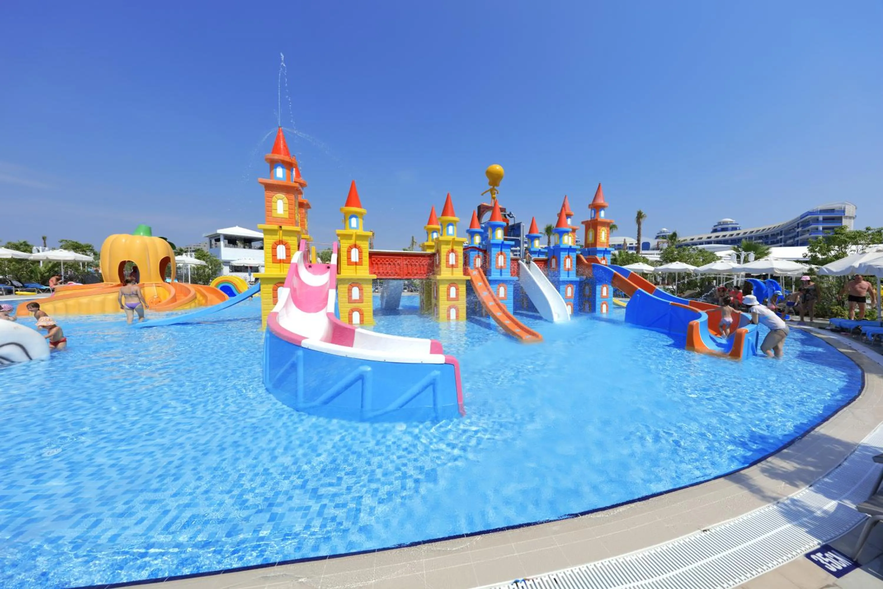 Aqua park in Sueno Hotels Deluxe Belek