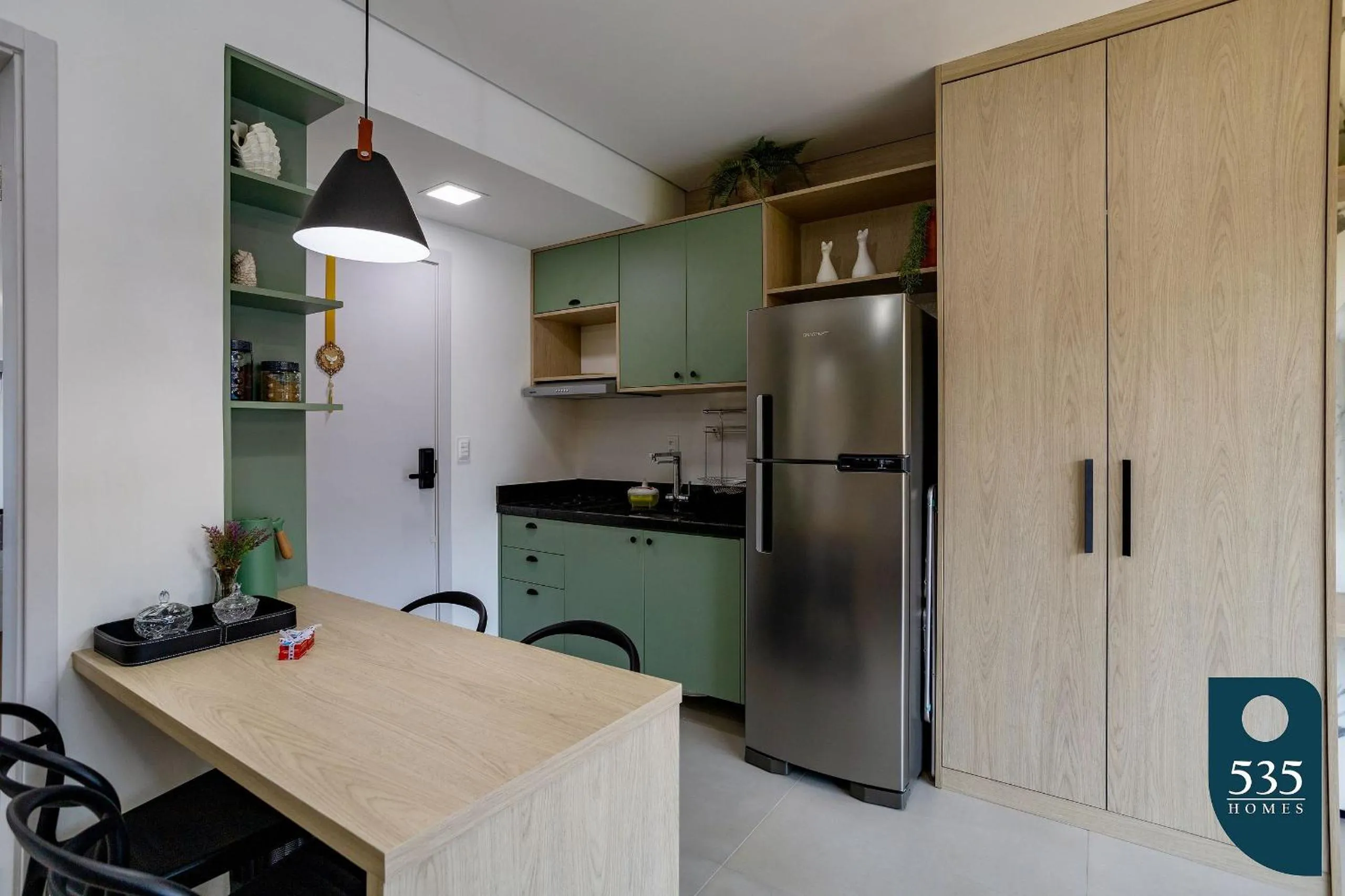 Kitchen or kitchenette in Estúdio Exclusivo: Conforto e Estilo em Itacaré