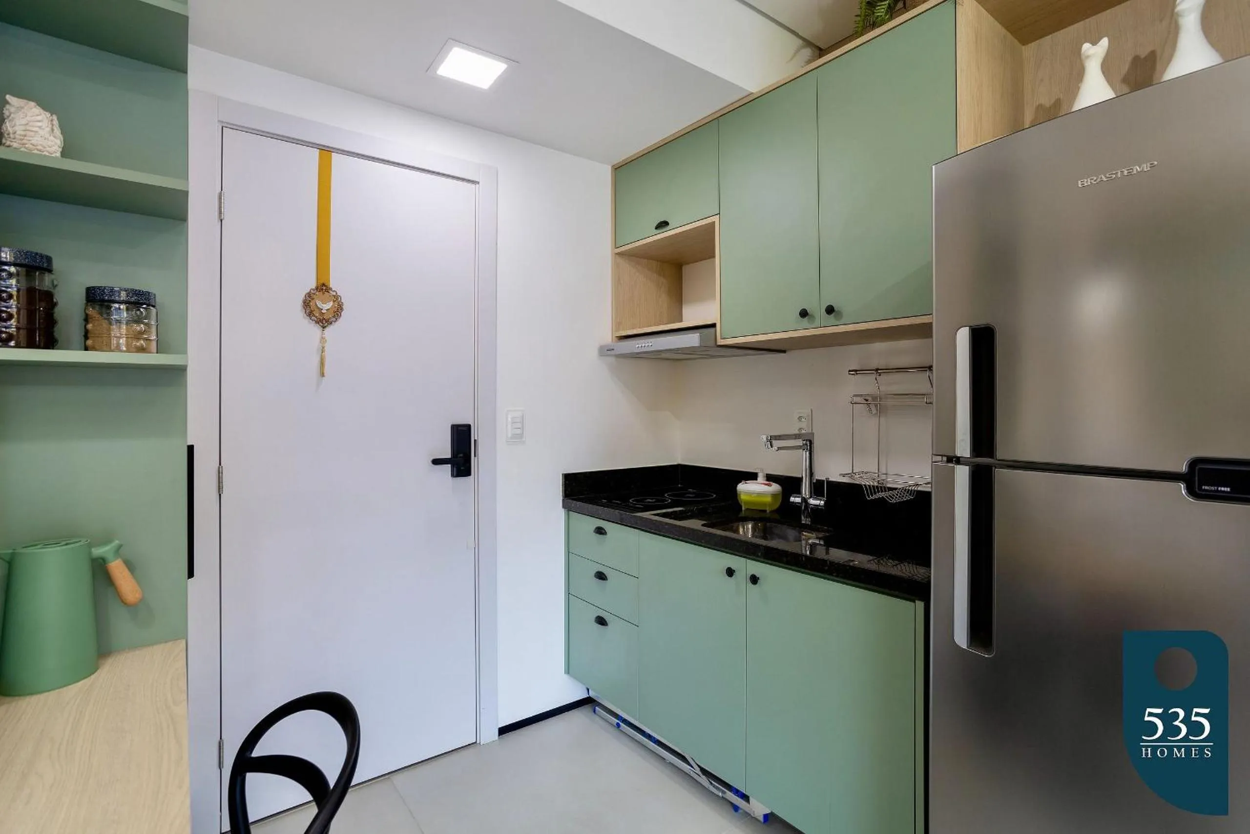 Kitchen or kitchenette in Estúdio Exclusivo: Conforto e Estilo em Itacaré