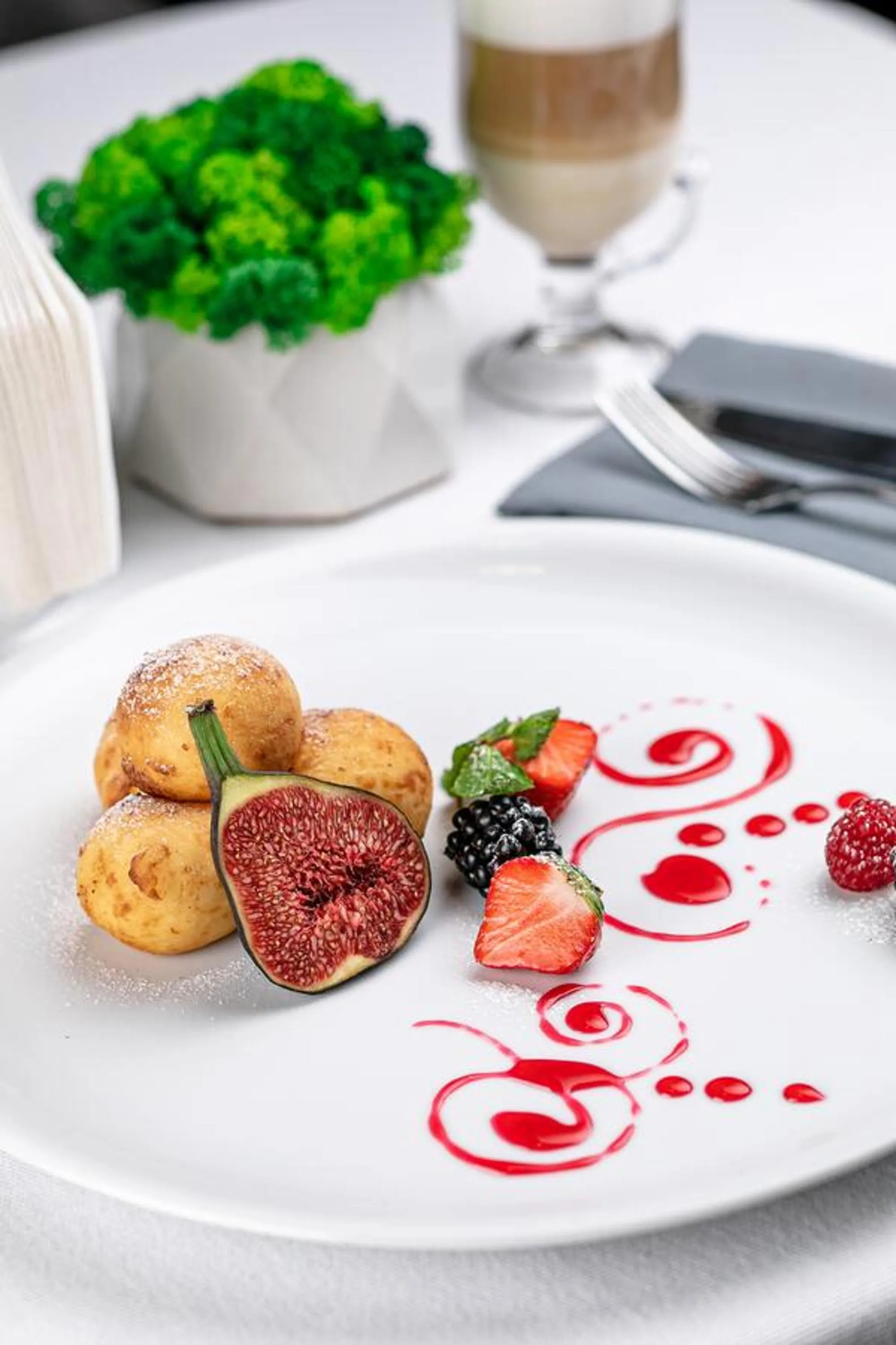 Food close-up in Kiev 365 Park Hotel