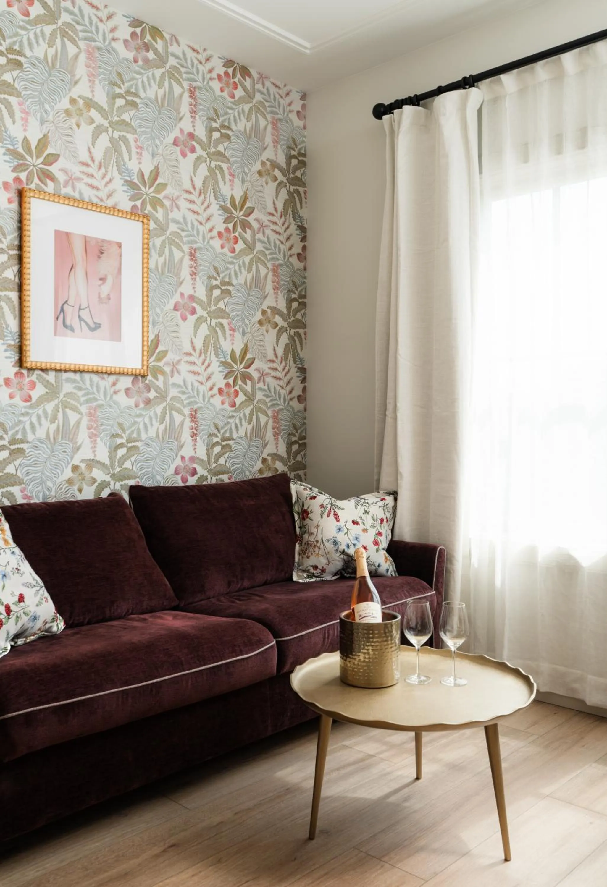 Seating area in Petit Soleil - Bed, Breakfast and Bar