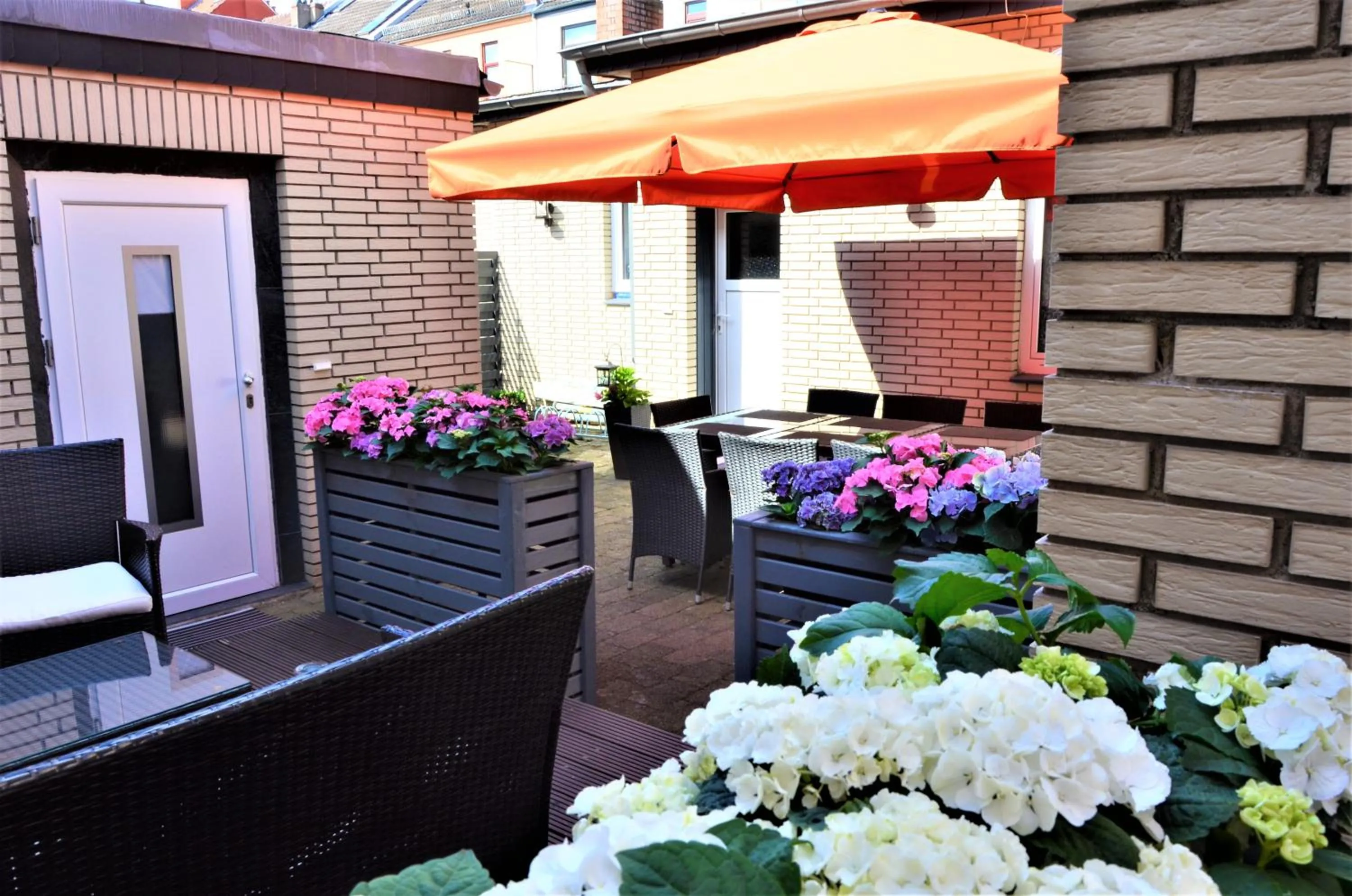 Patio in Apartments Am Werdersee