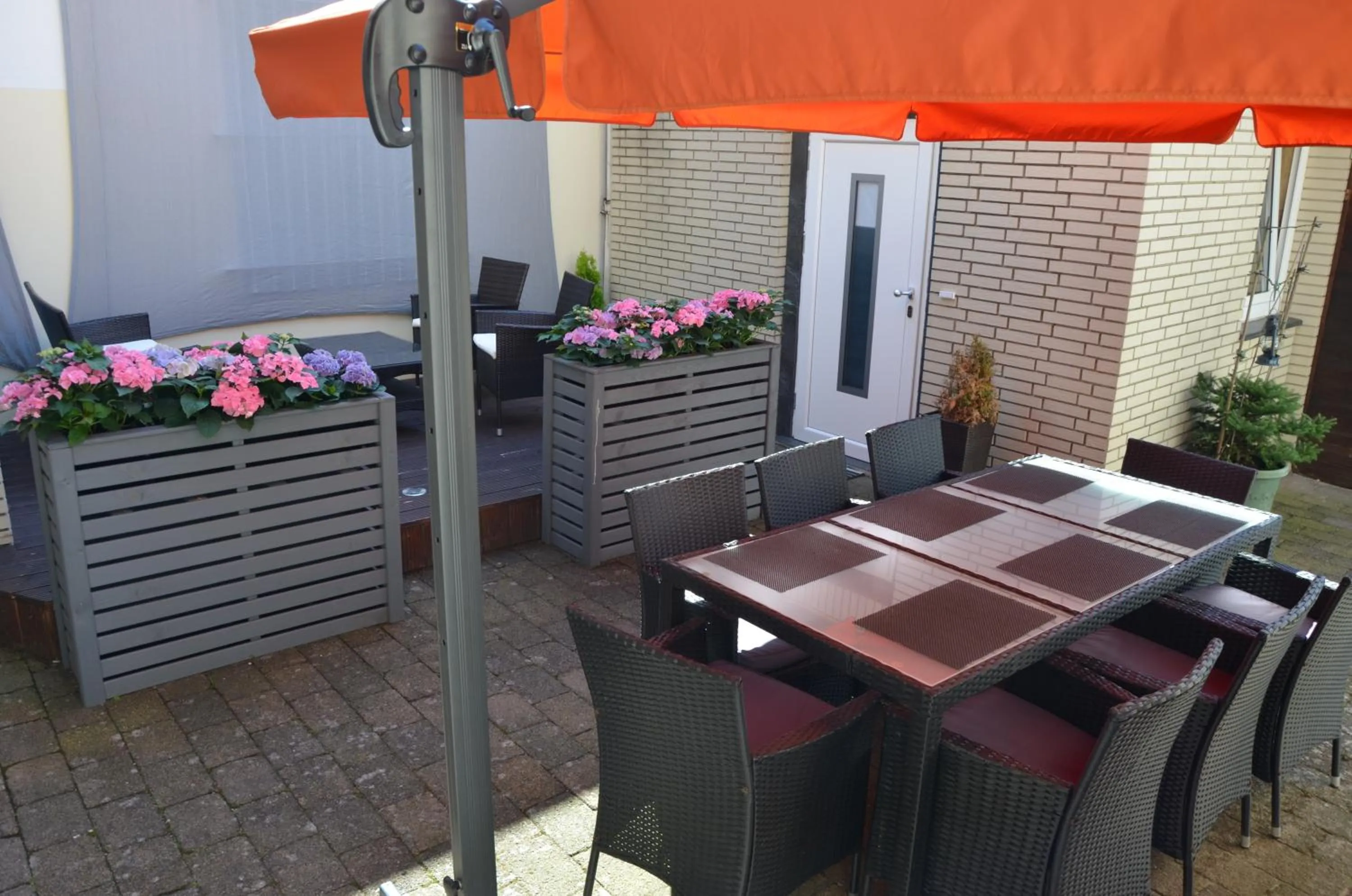 Patio in Apartments Am Werdersee