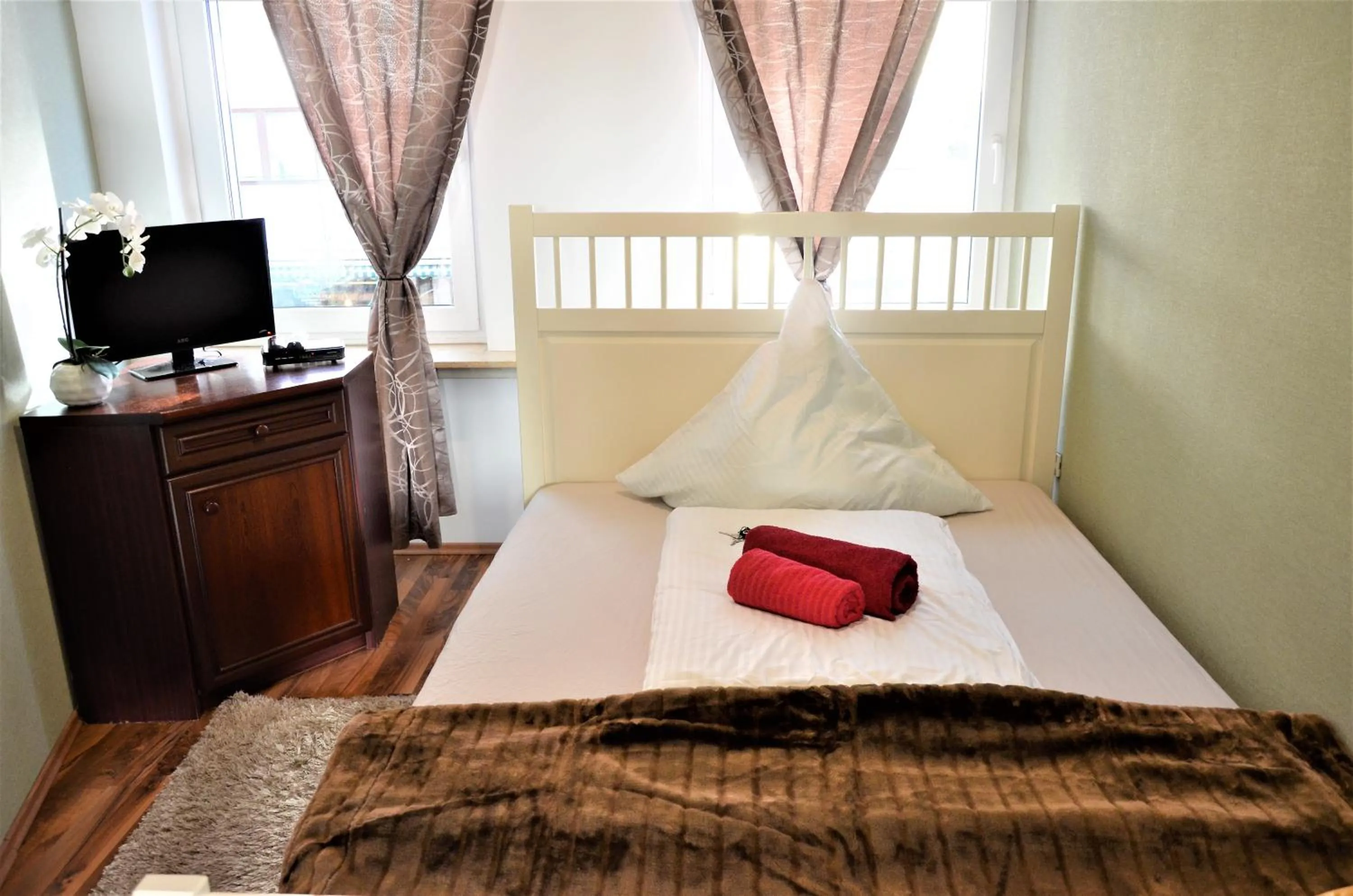 Bed in Apartments Am Werdersee