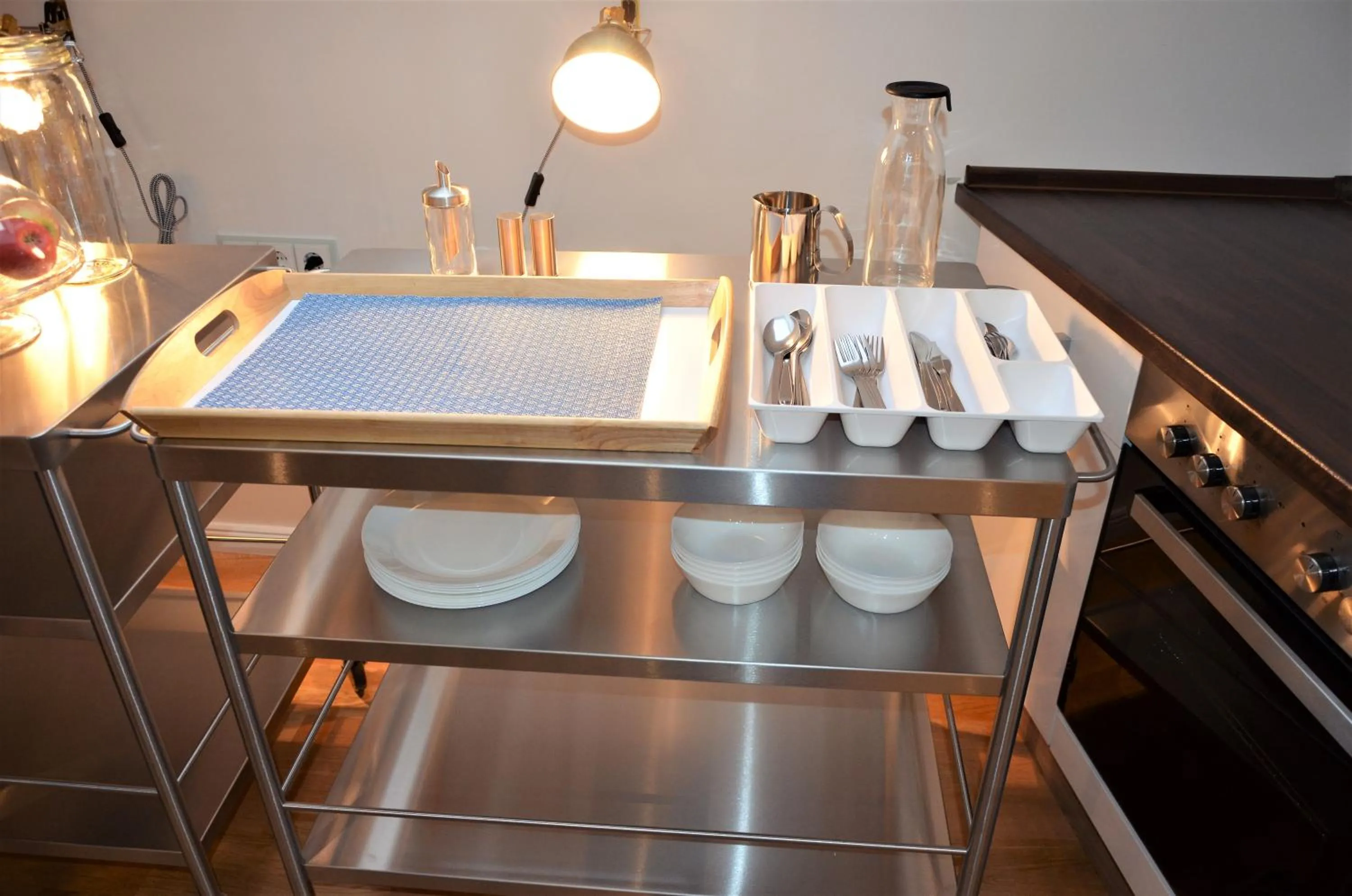 Buffet breakfast in Apartments Am Werdersee