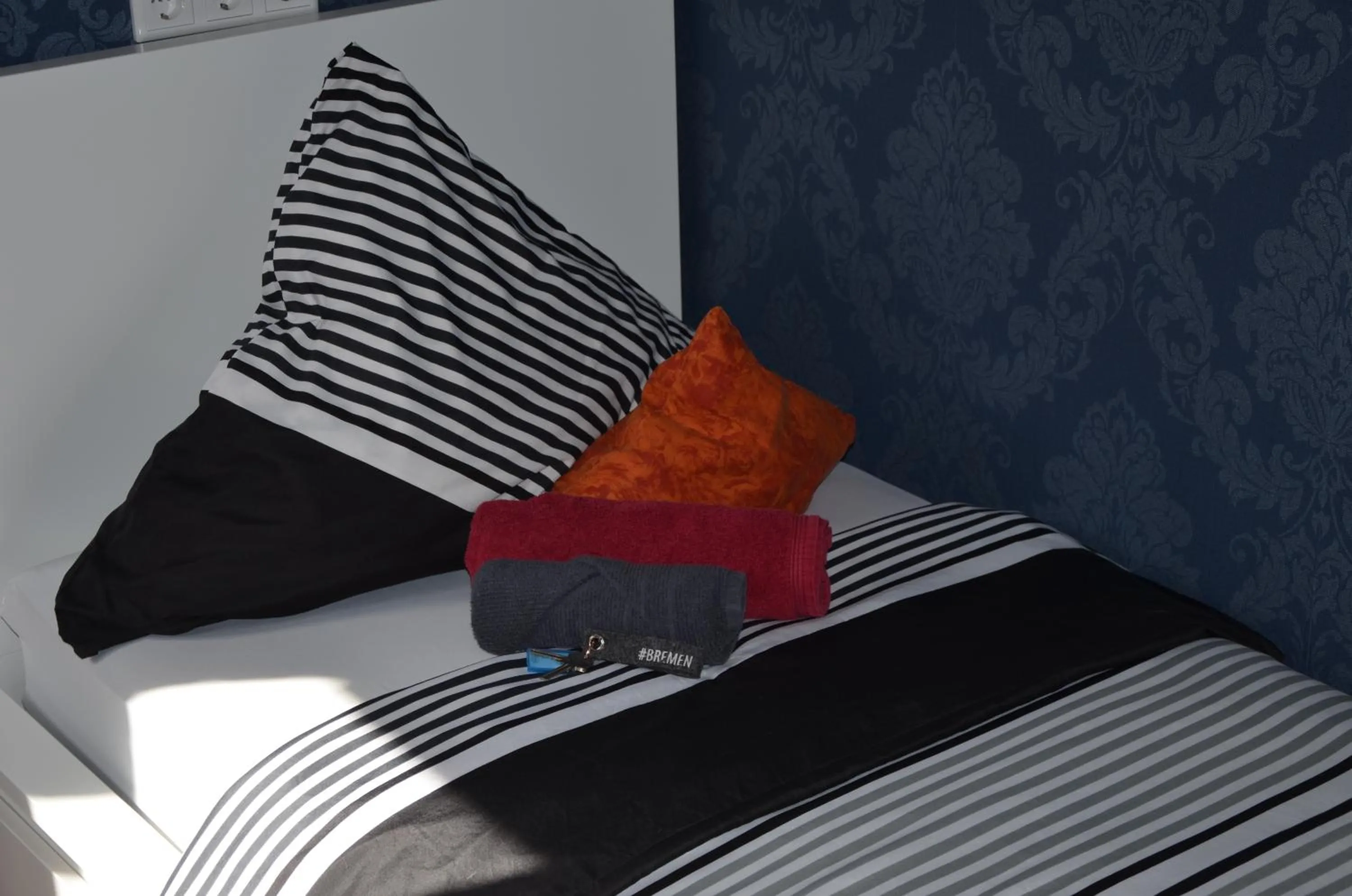 Bed in Apartments Am Werdersee