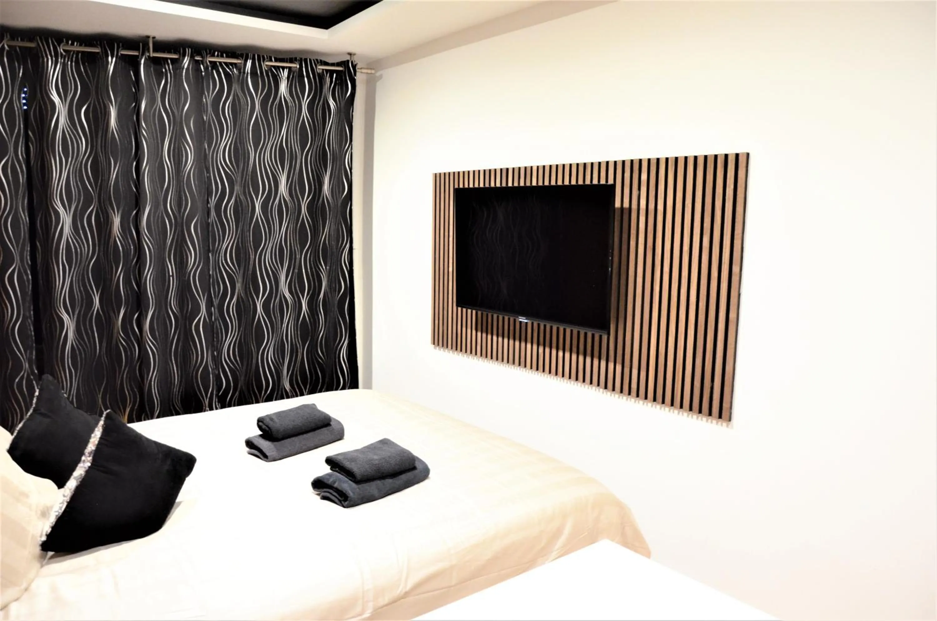 TV and multimedia, Bed in Apartments Am Werdersee