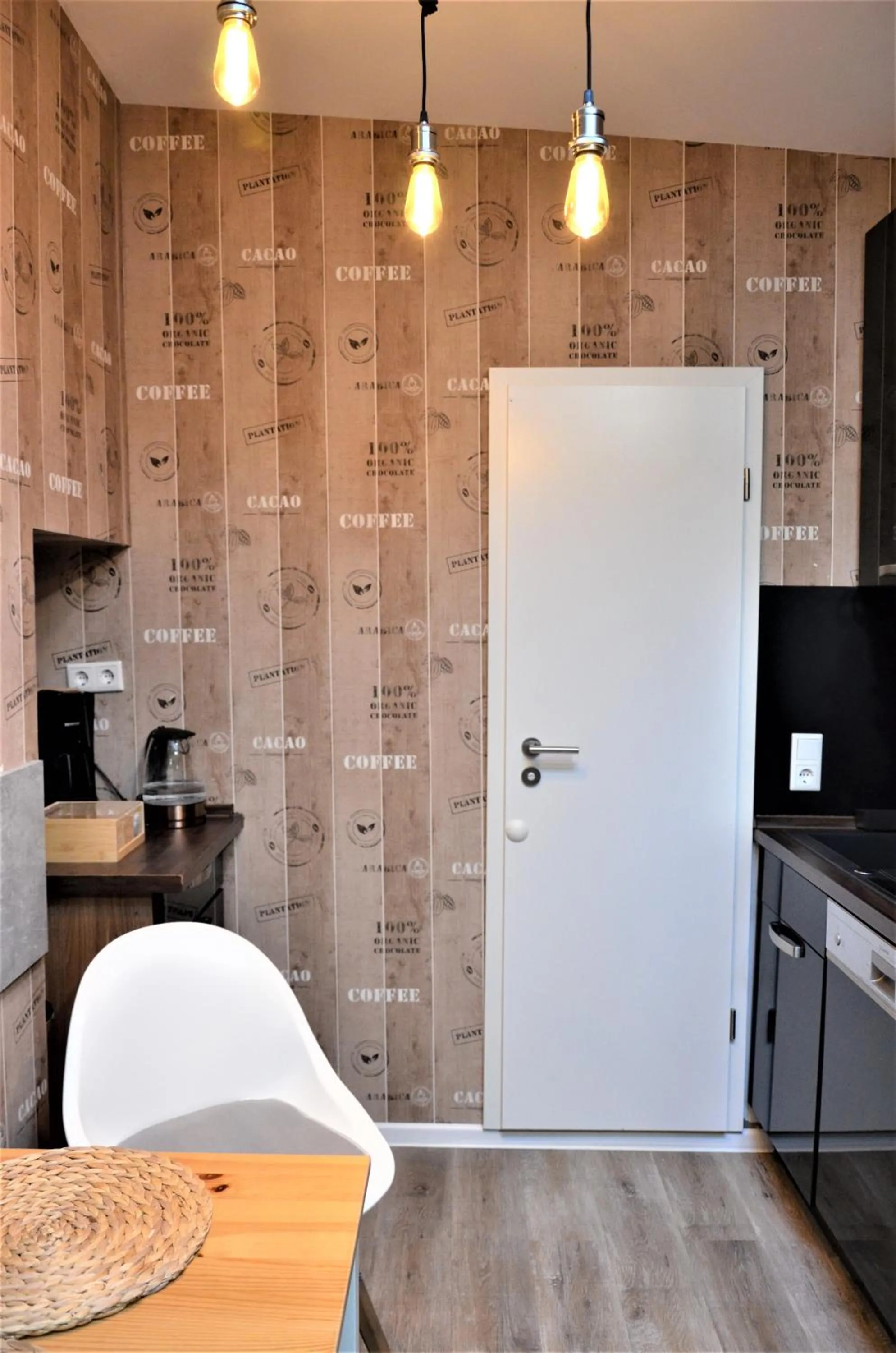 Kitchen or kitchenette in Apartments Am Werdersee