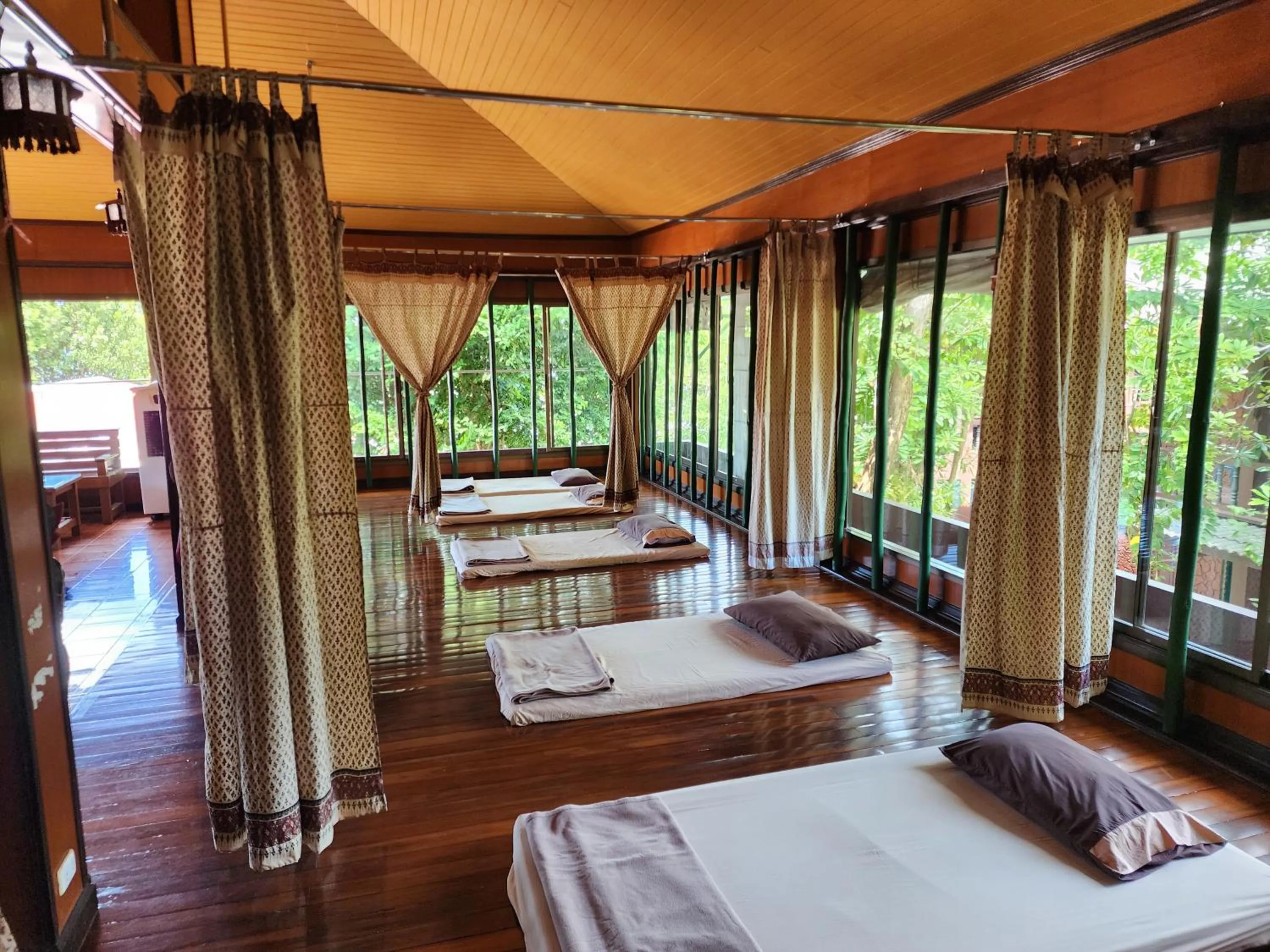 Bed in Coral Bungalows