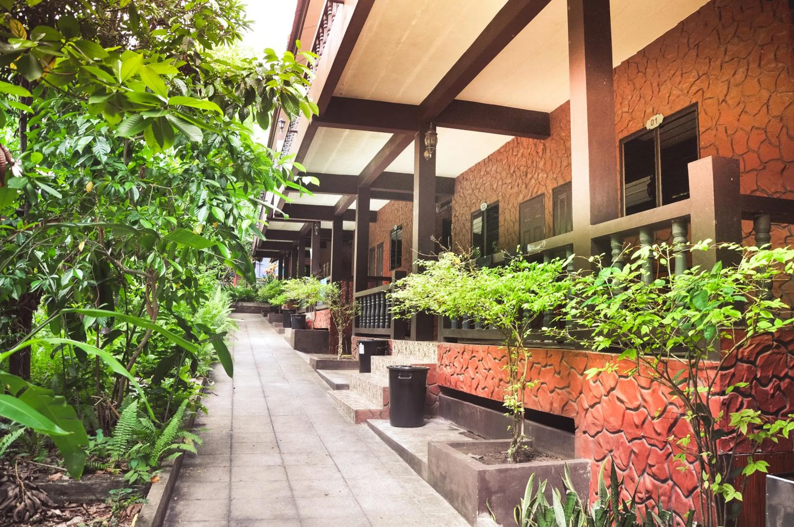 Balcony/Terrace in Coral Bungalows