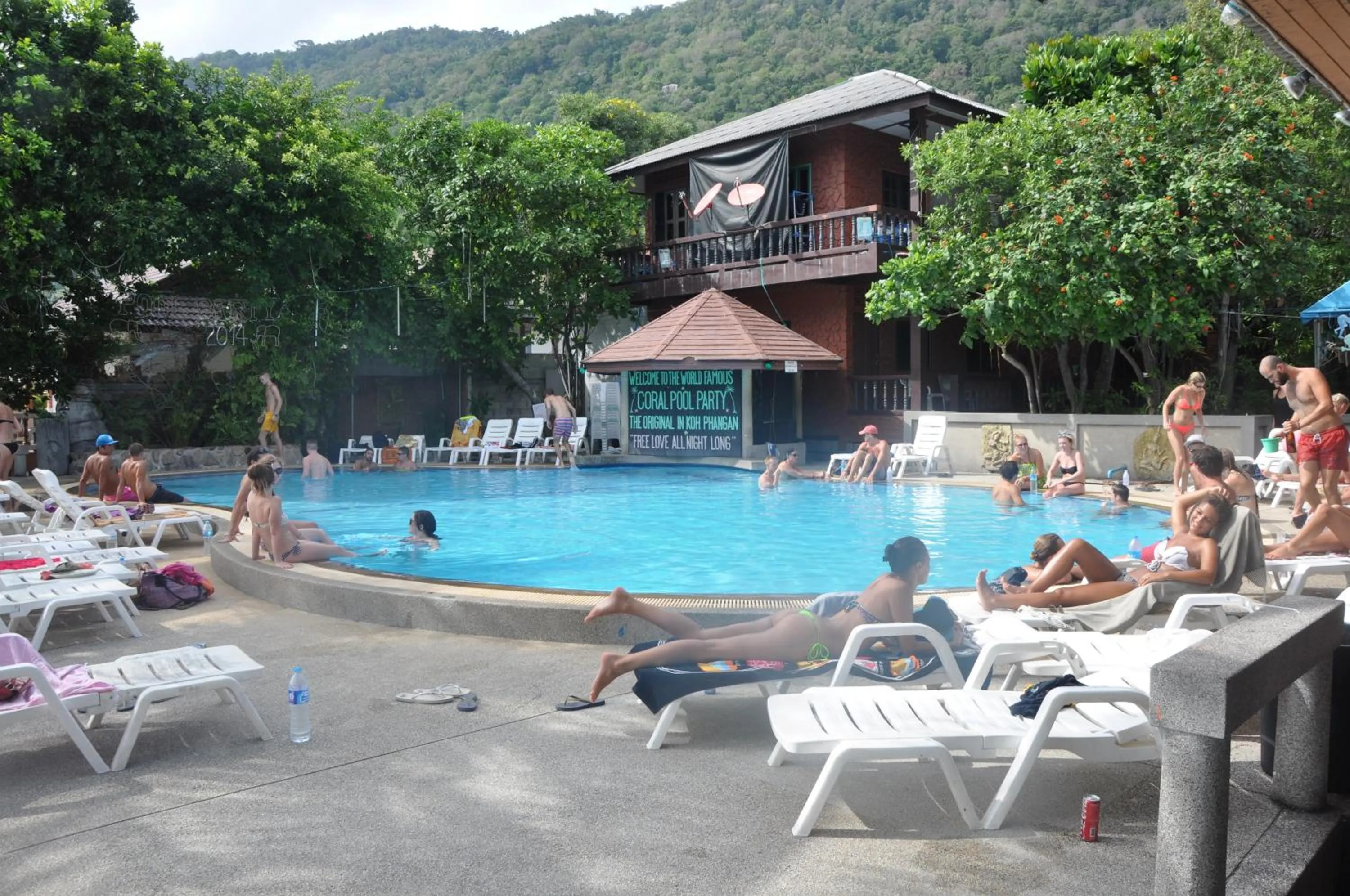 People in Coral Bungalows