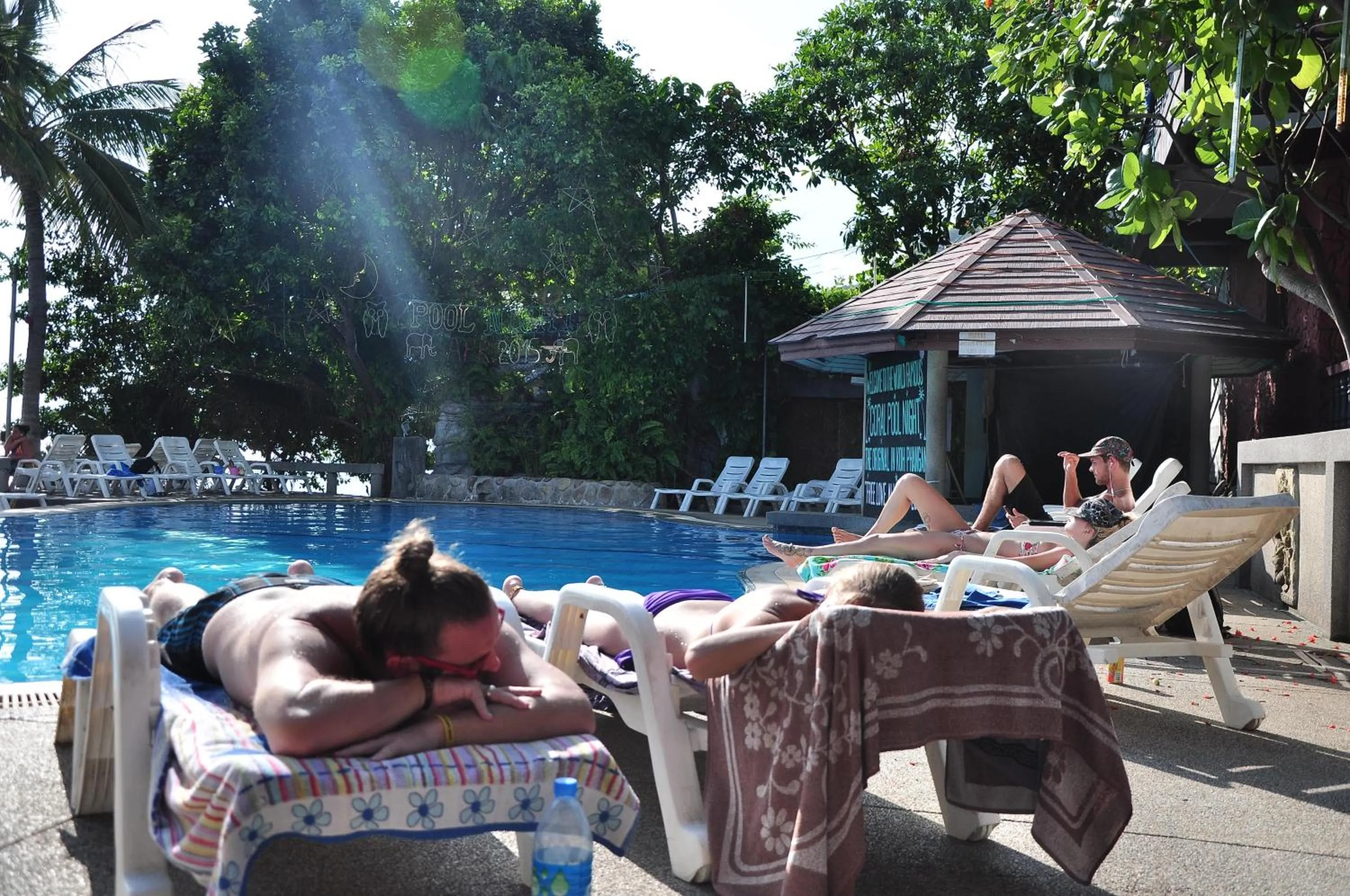 Swimming pool in Coral Bungalows
