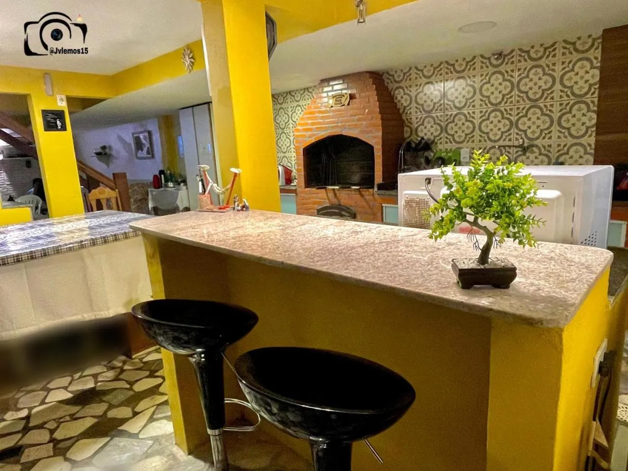 BBQ facilities in Pousada Toca dos Coelhos