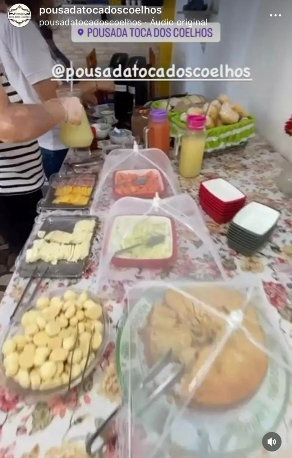 Breakfast in Pousada Toca dos Coelhos