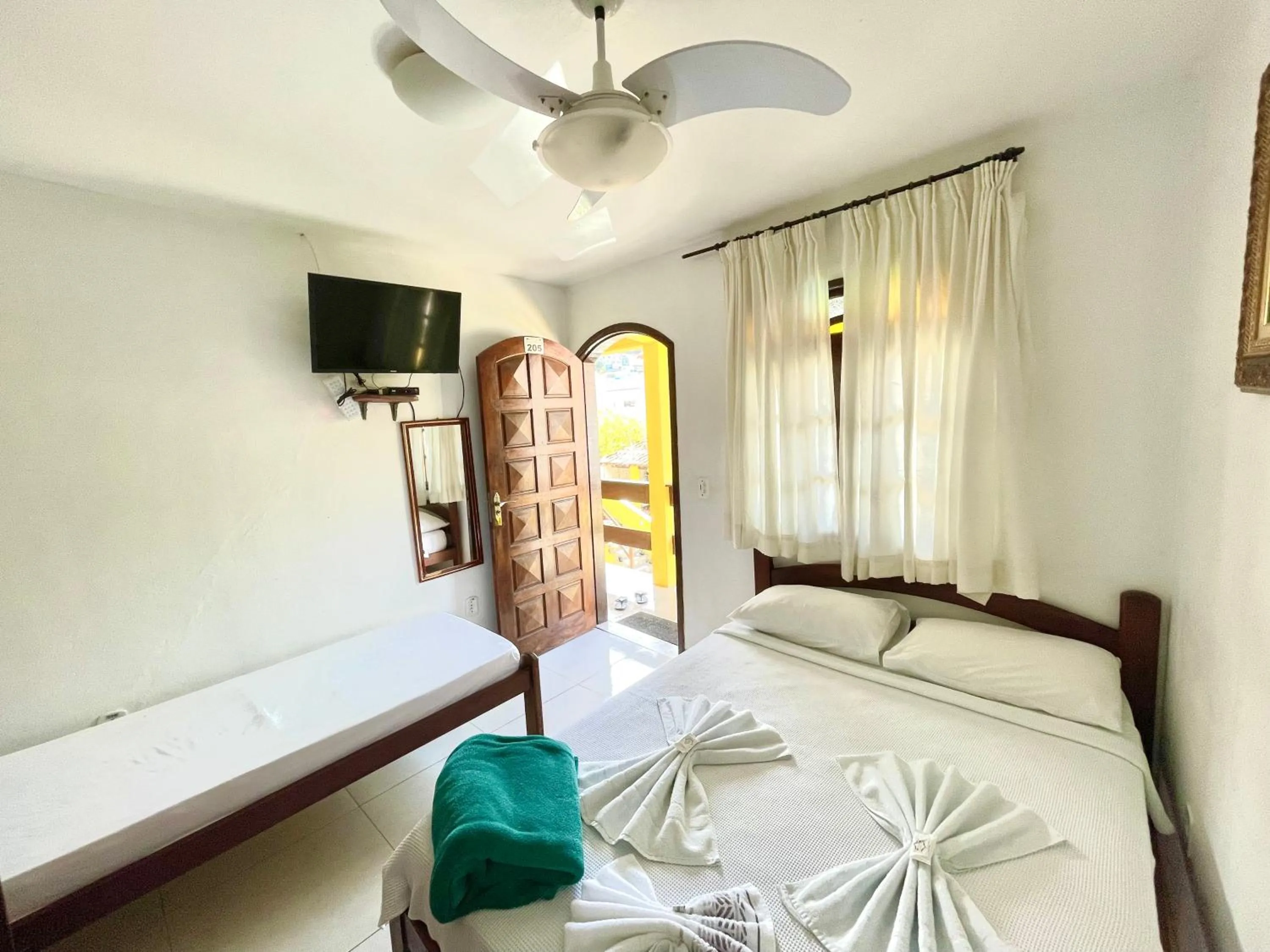 Bed in Pousada Toca dos Coelhos