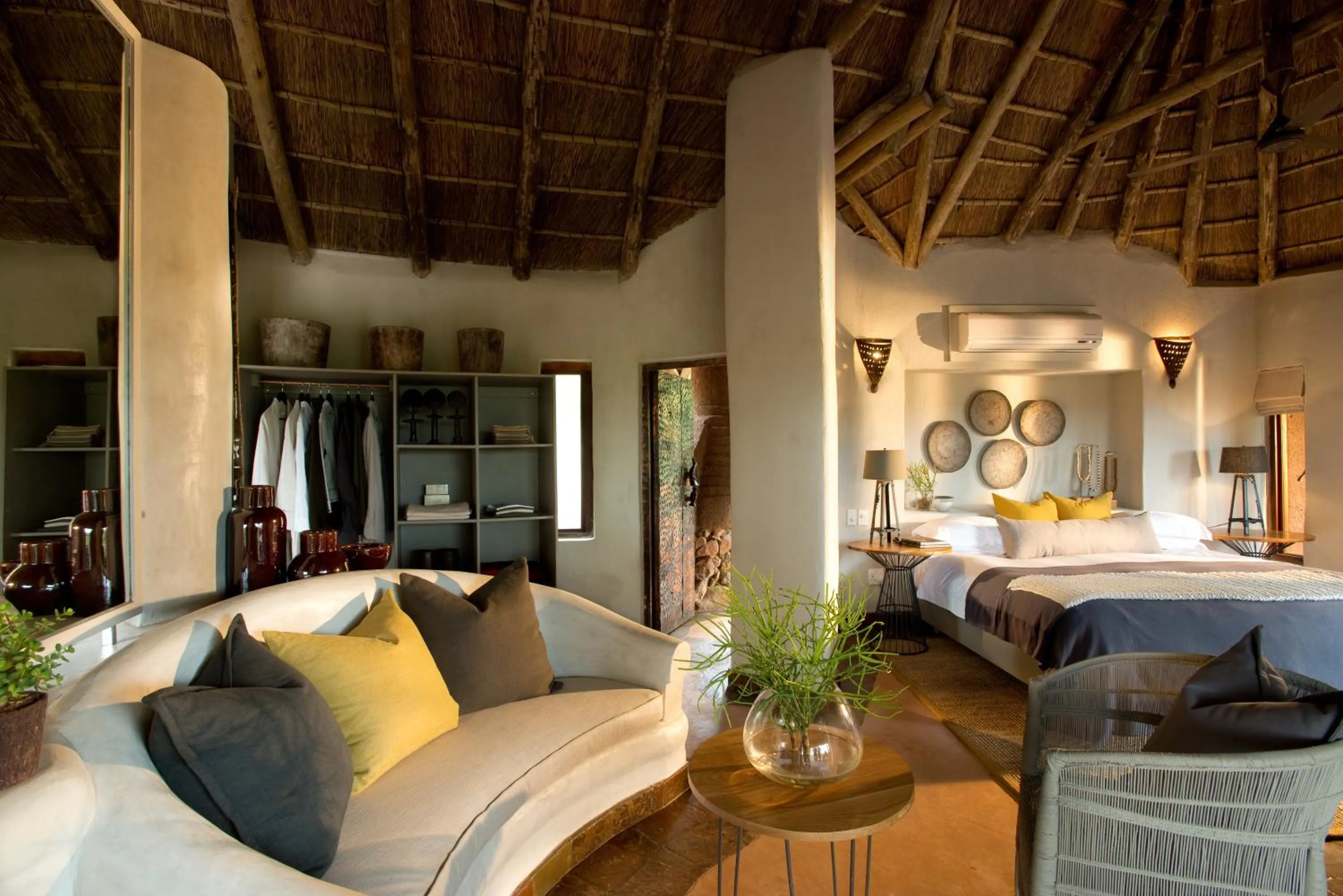 Bed in Madikwe Safari Lodge