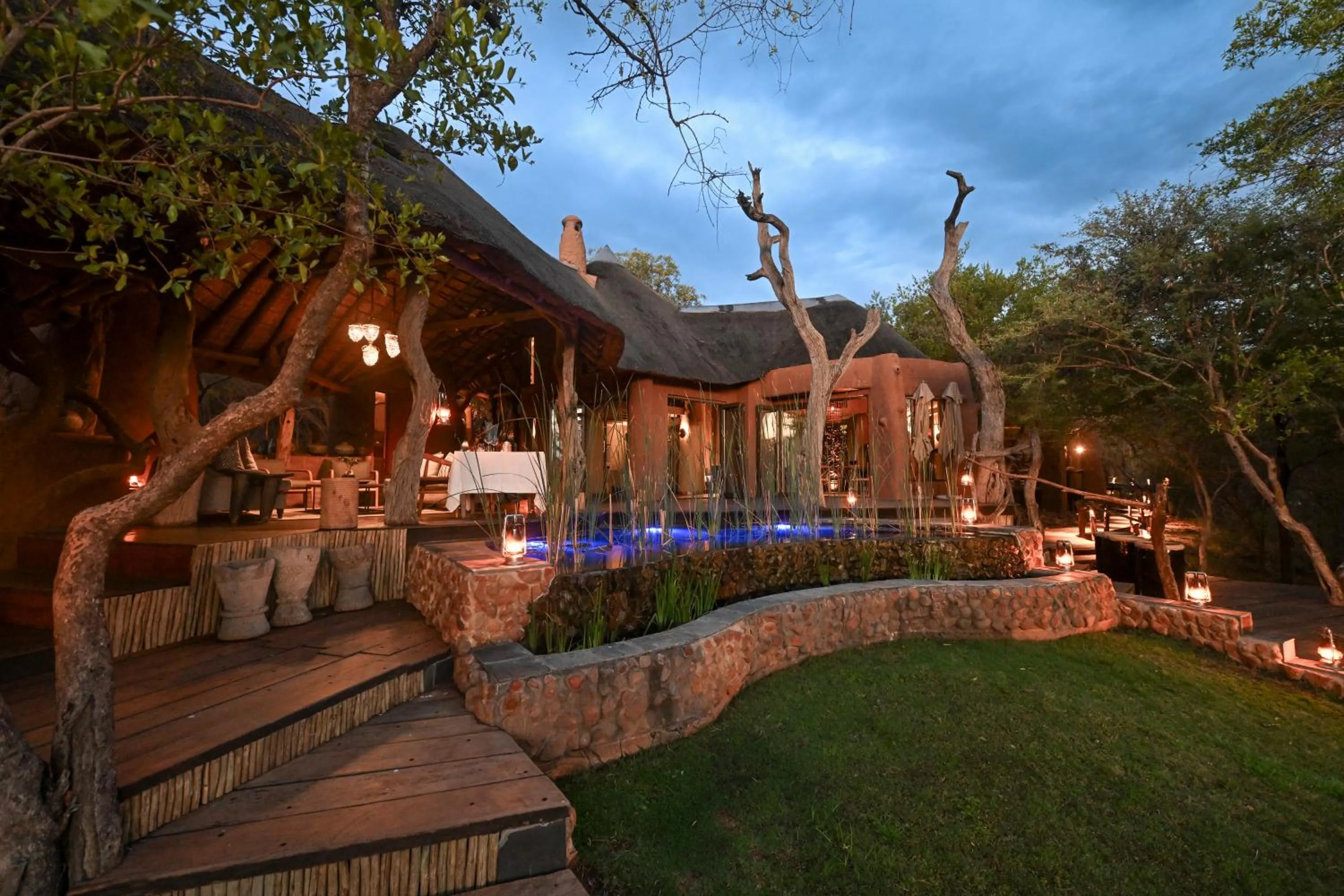Patio in Madikwe Safari Lodge