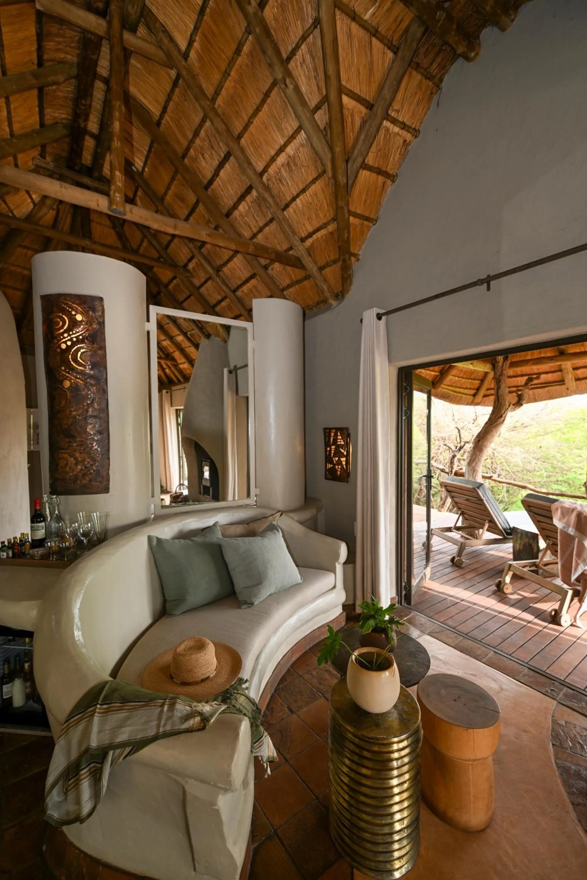 Living room in Madikwe Safari Lodge