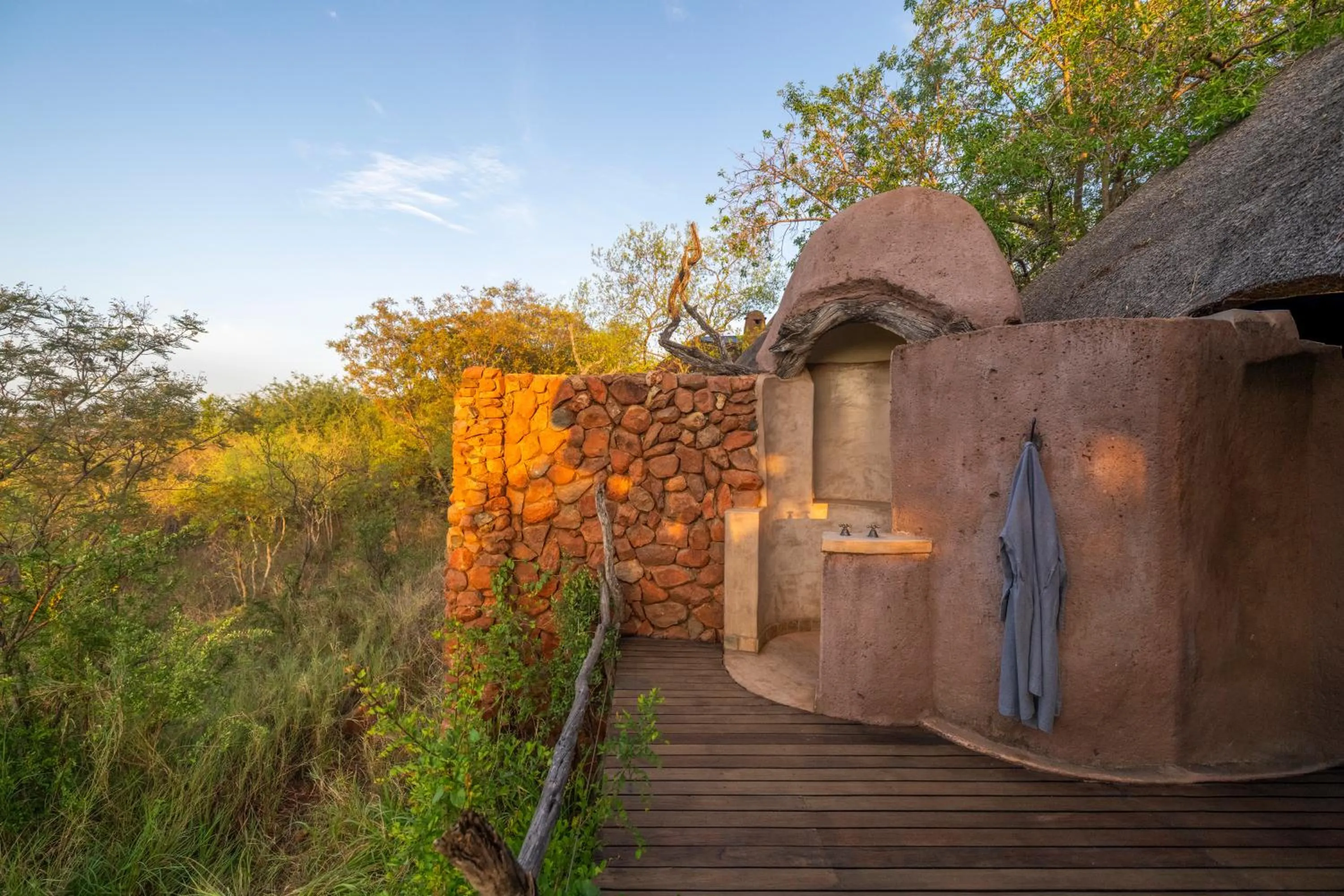 Shower in Madikwe Safari Lodge