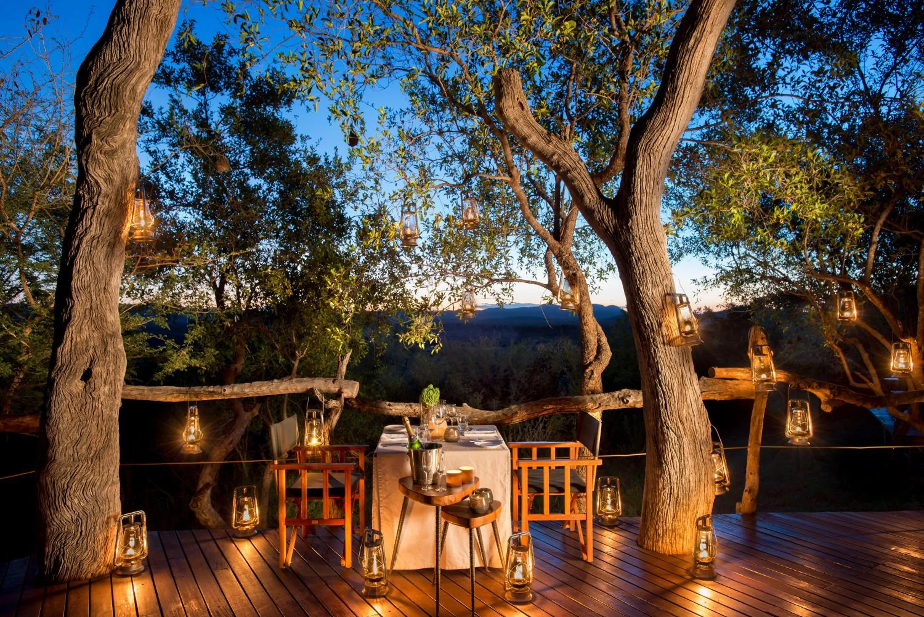 Patio in Madikwe Safari Lodge