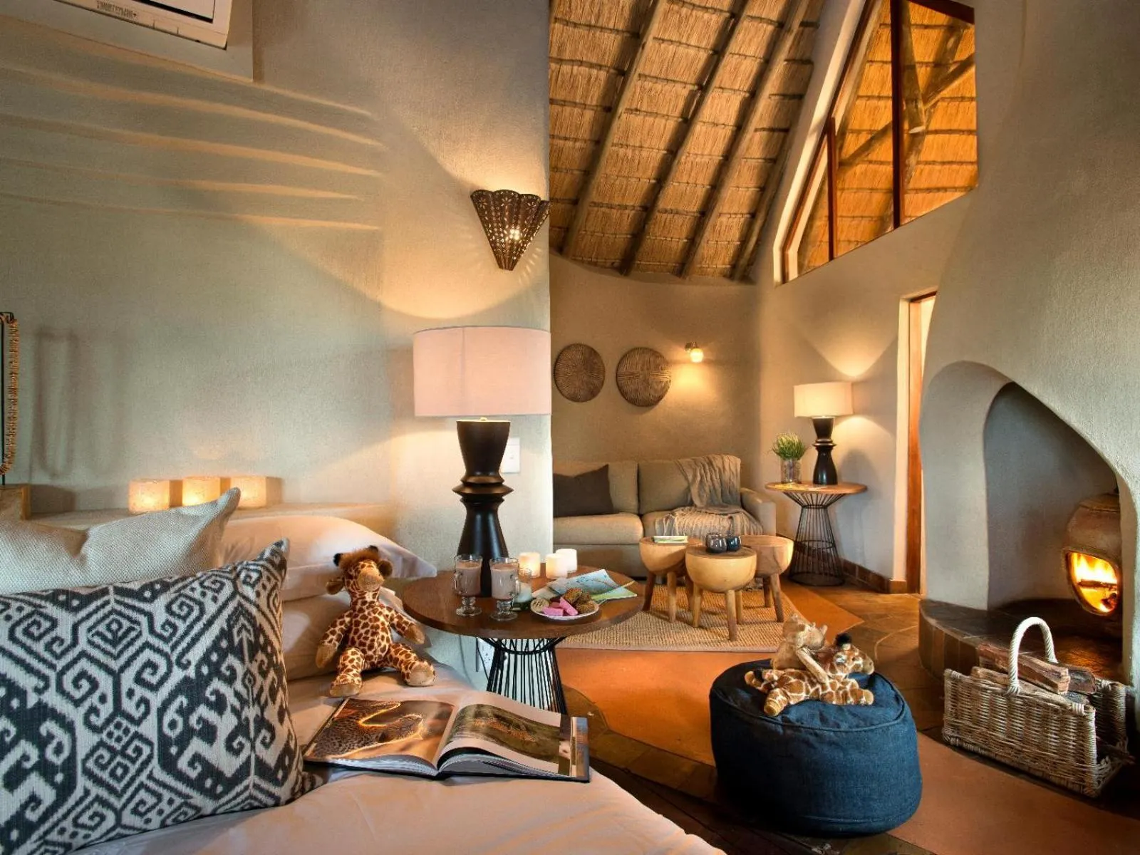 Bed in Madikwe Safari Lodge