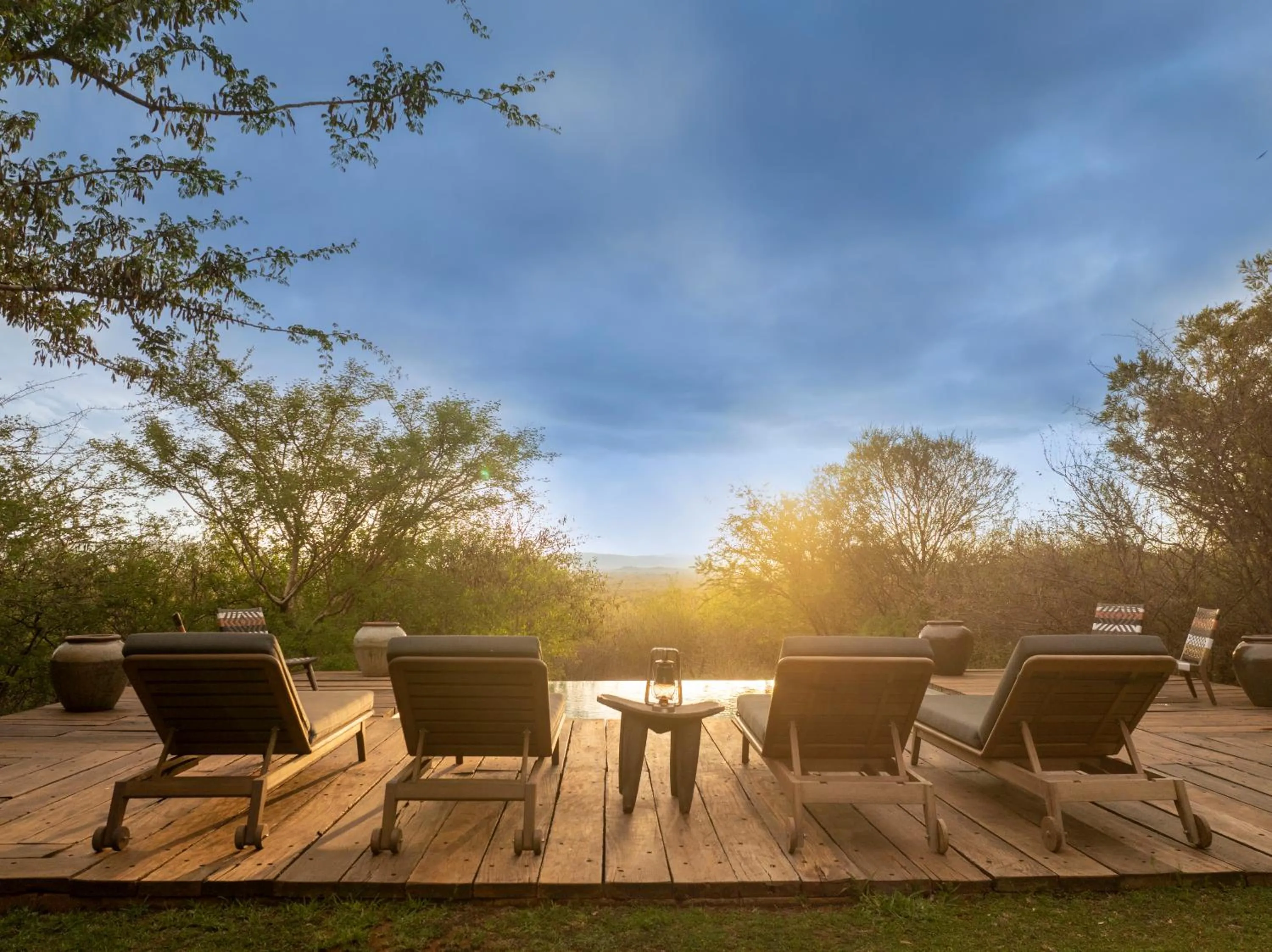 Patio in Madikwe Safari Lodge