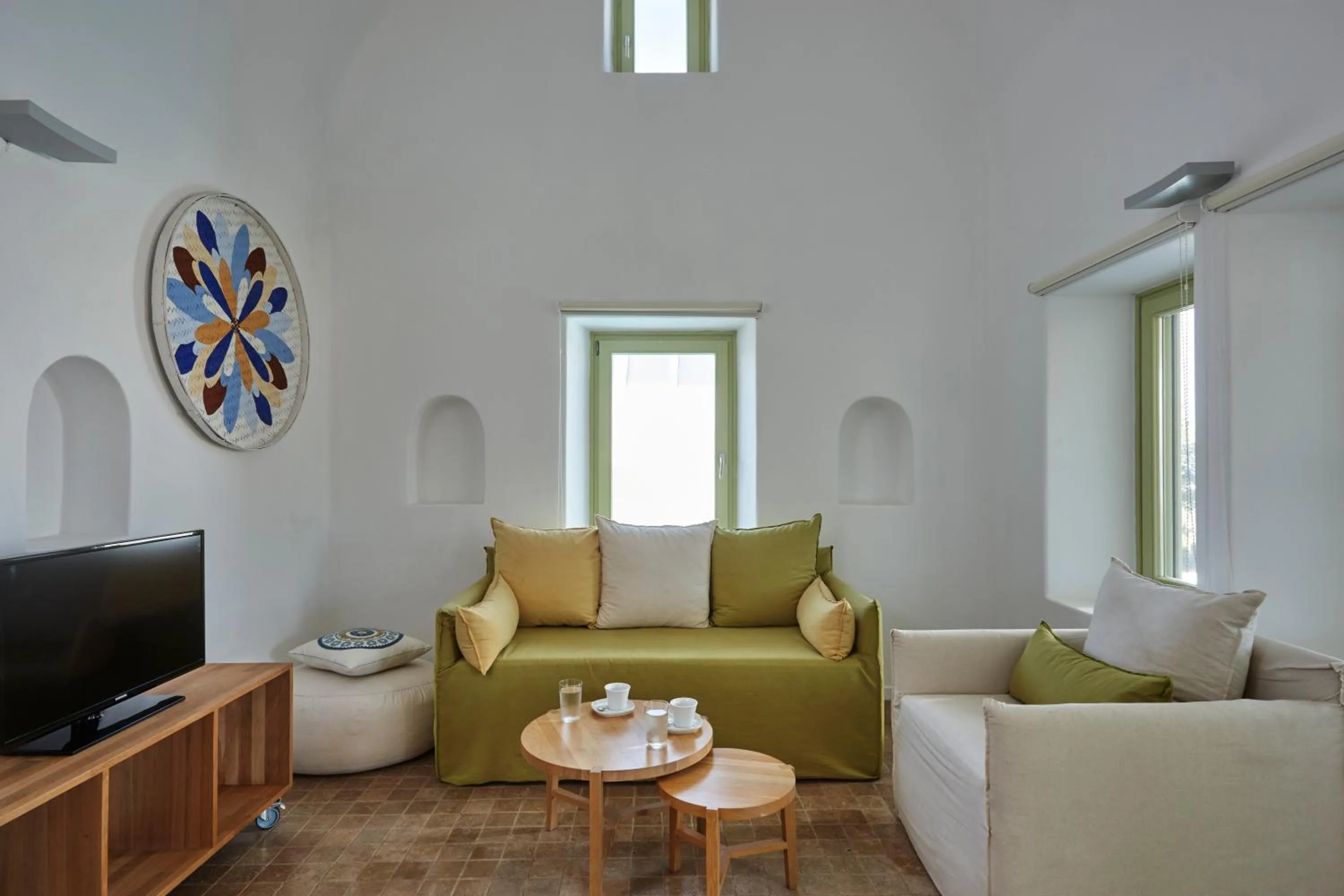 Living room in Villa Agrikoia