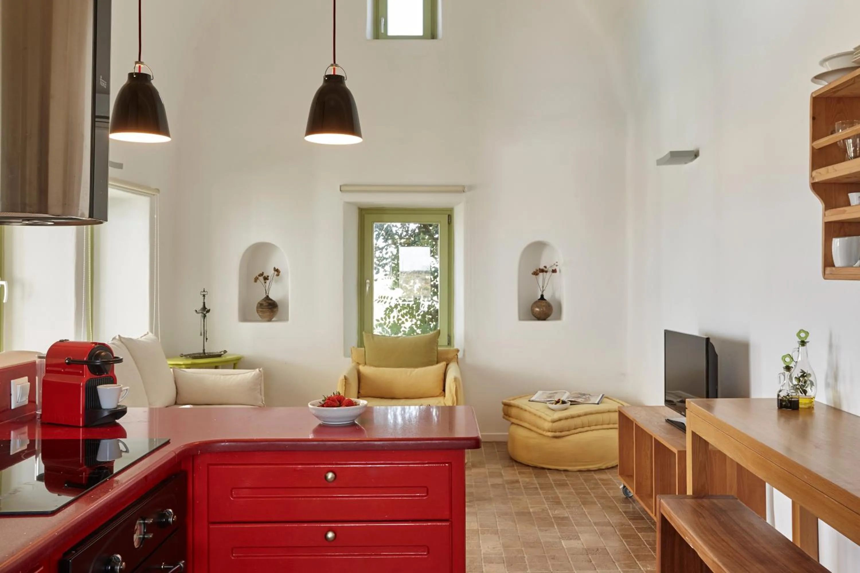 Kitchen or kitchenette in Villa Agrikoia