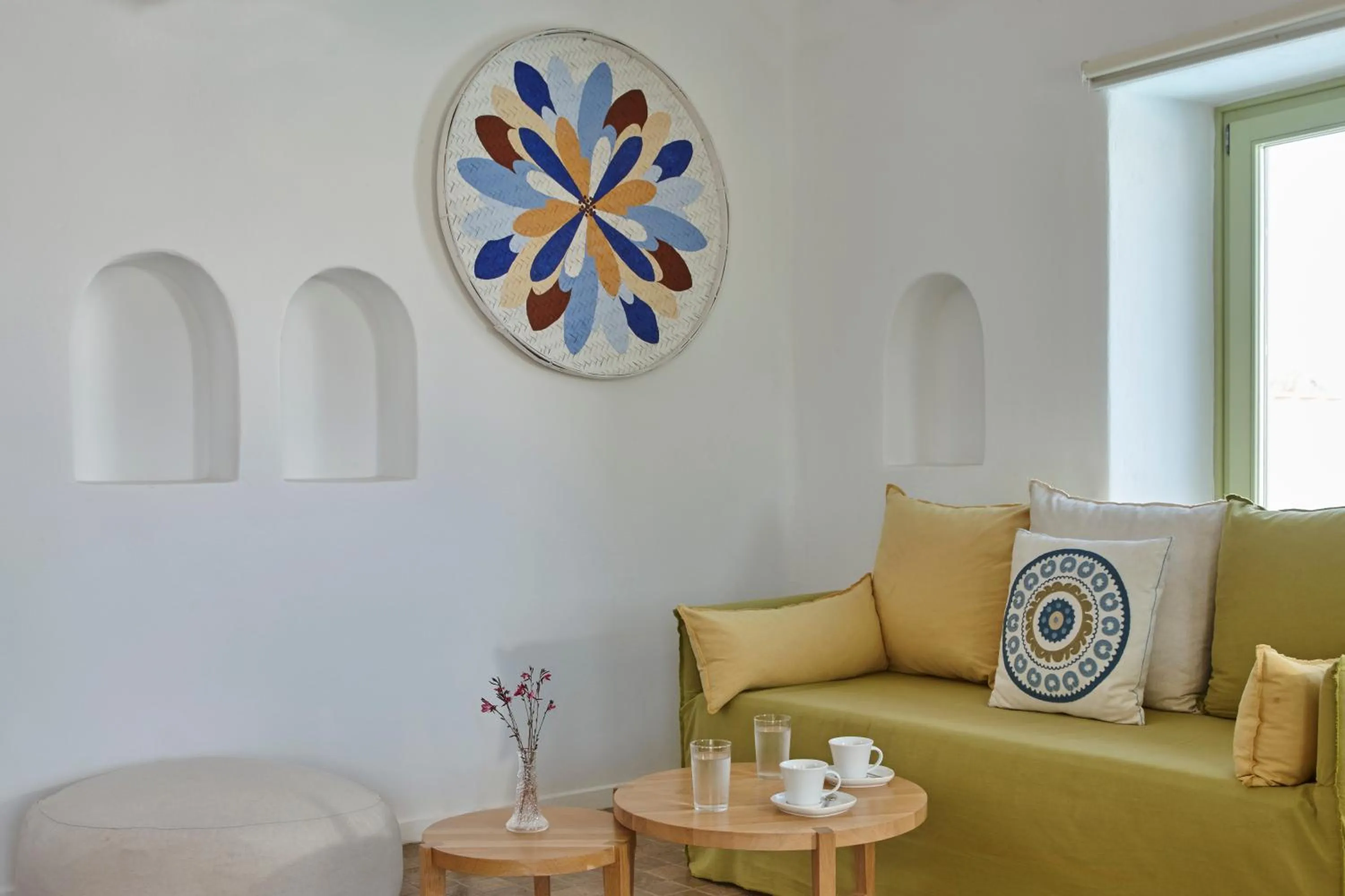 Living room in Villa Agrikoia