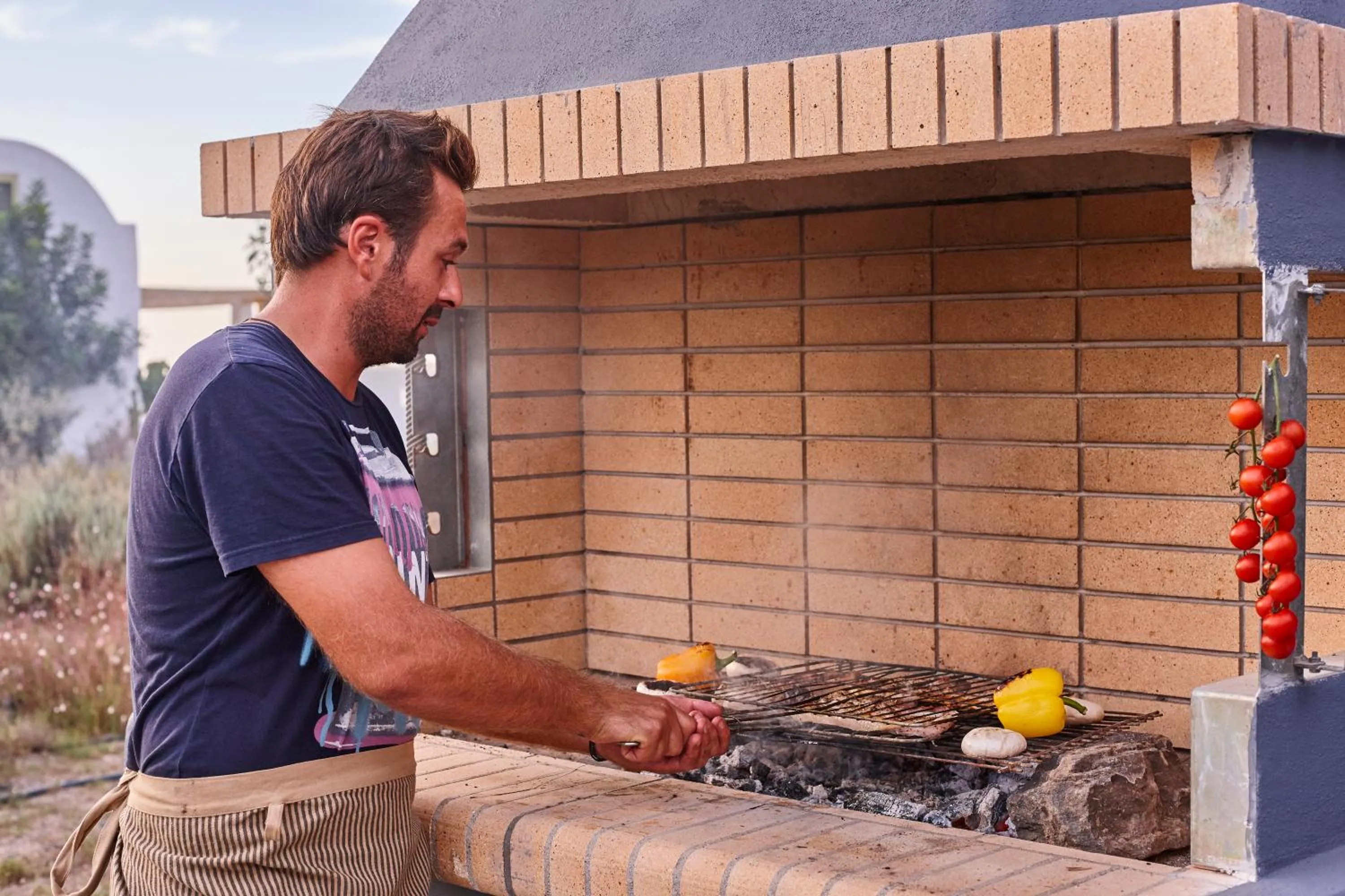 BBQ facilities in Villa Agrikoia
