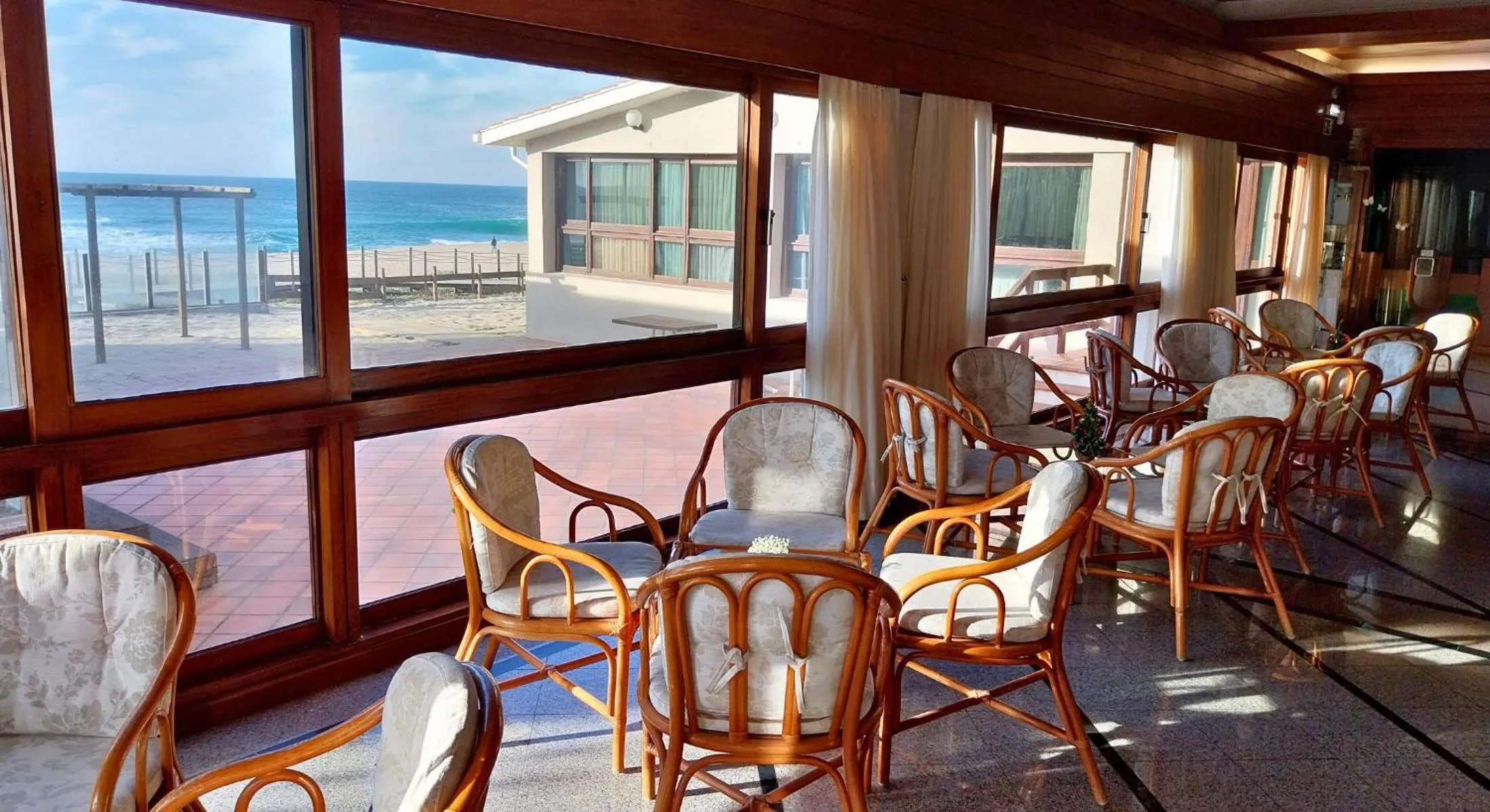 Communal lounge/ TV room in Hotel Santo Andre