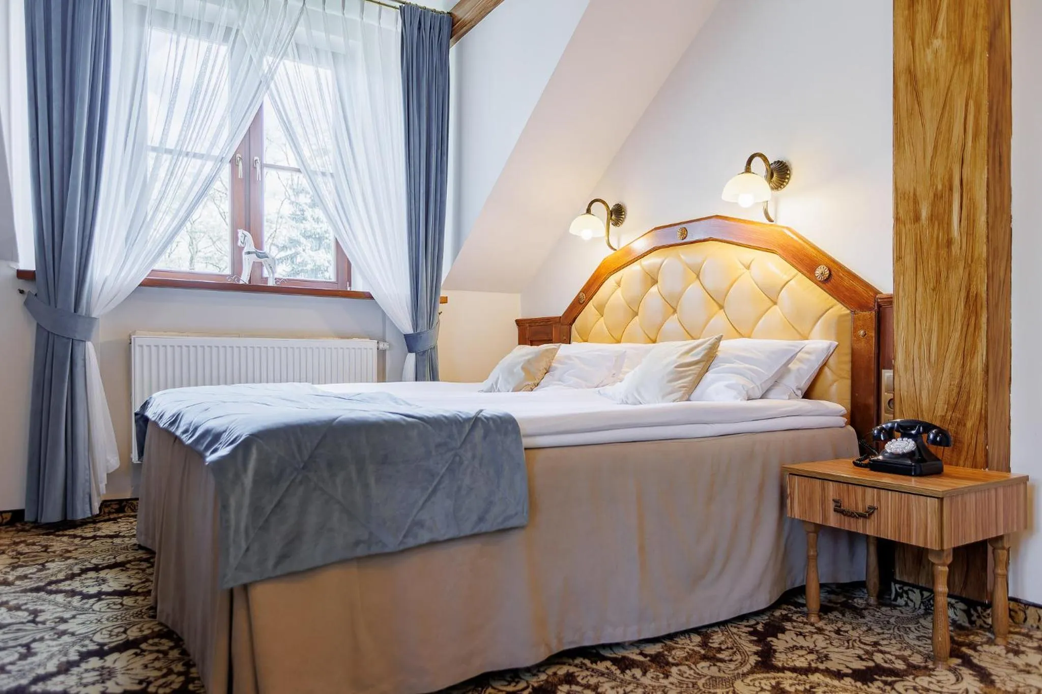 Bed in Dwór Prezydencki Boutique Hotel & SPA