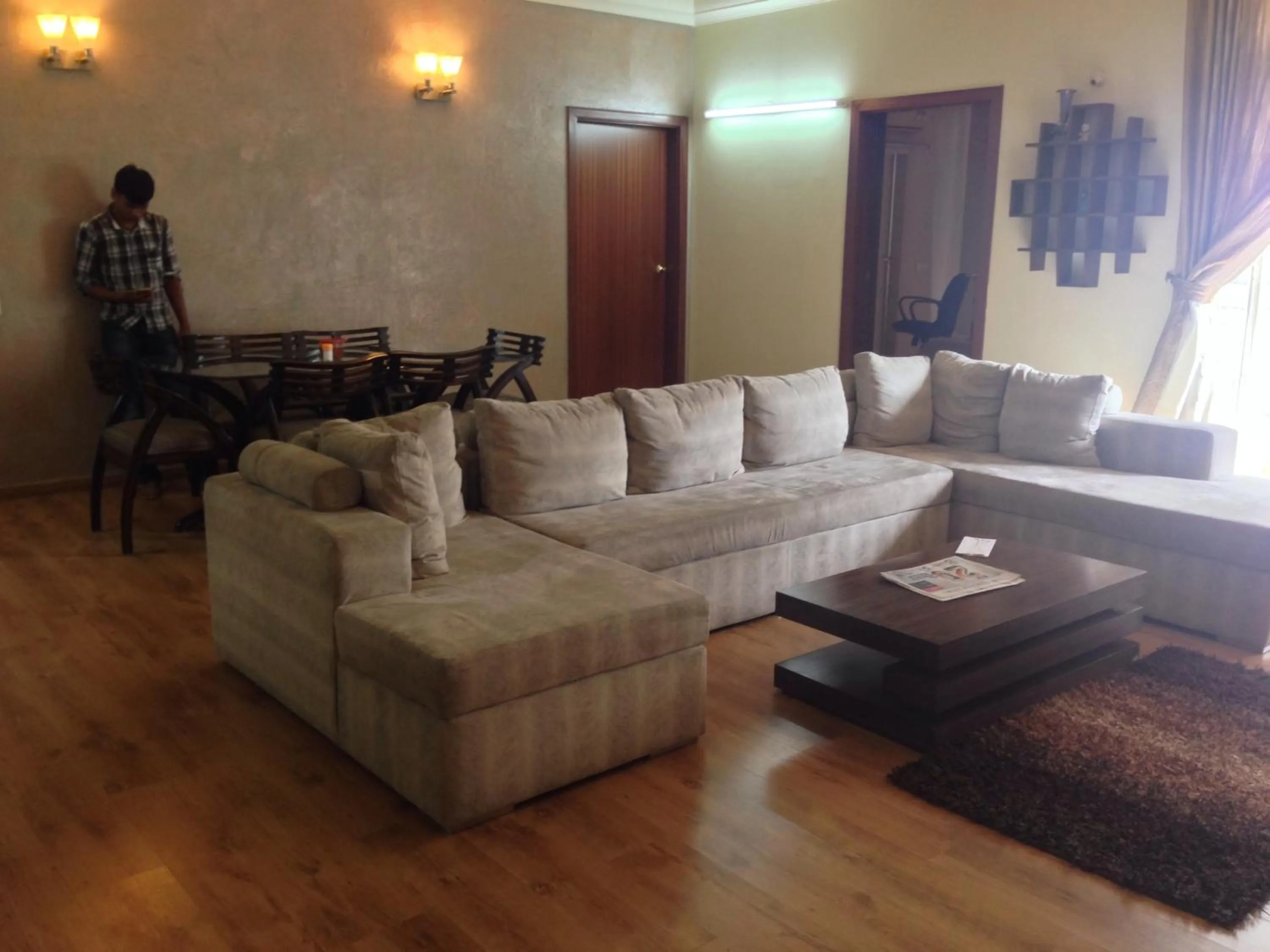 Living room, Seating Area in Park INN Hospitality Apartment