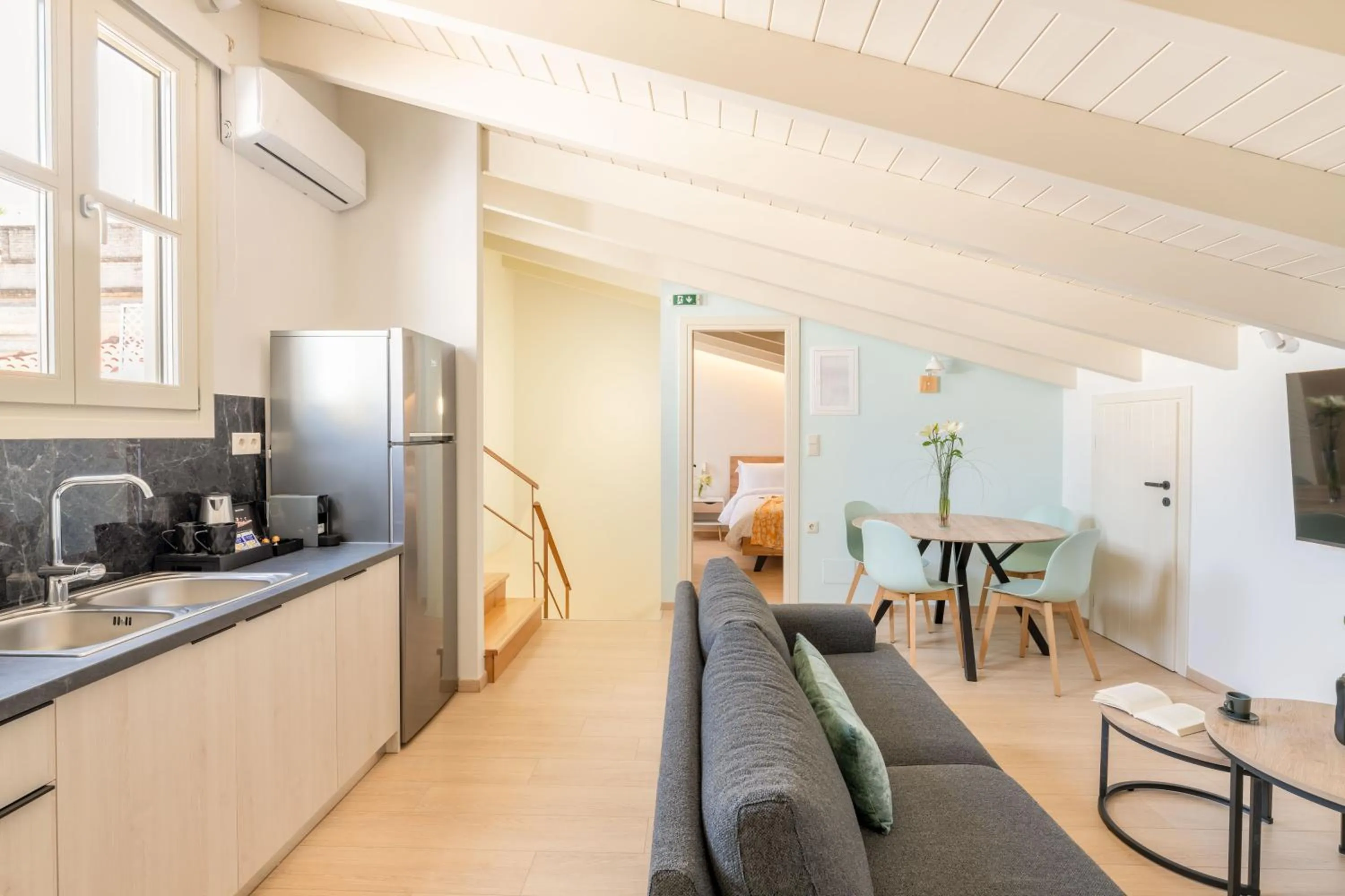 Kitchen or kitchenette in Giustiniani Apartments