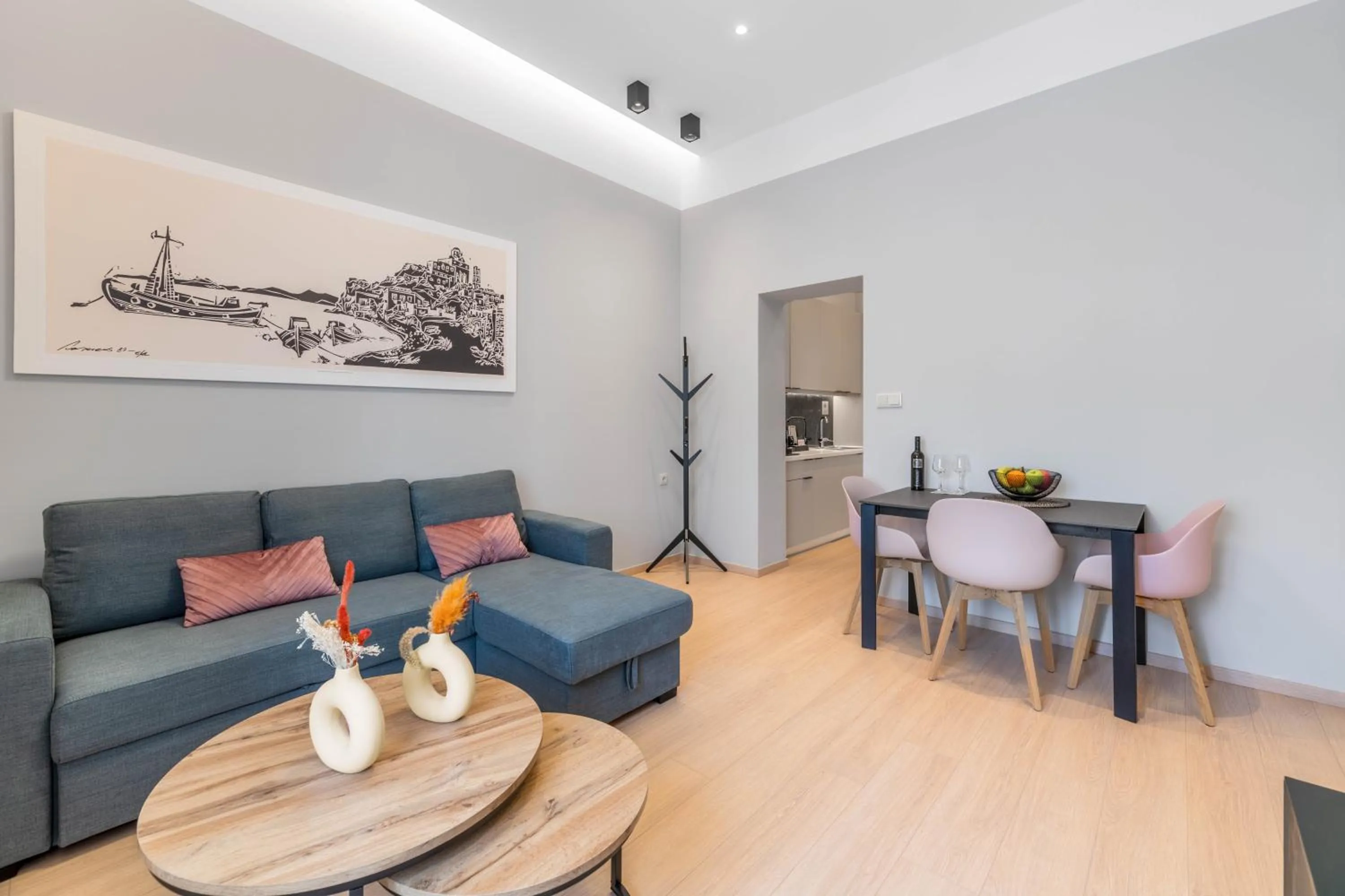 Living room in Giustiniani Apartments