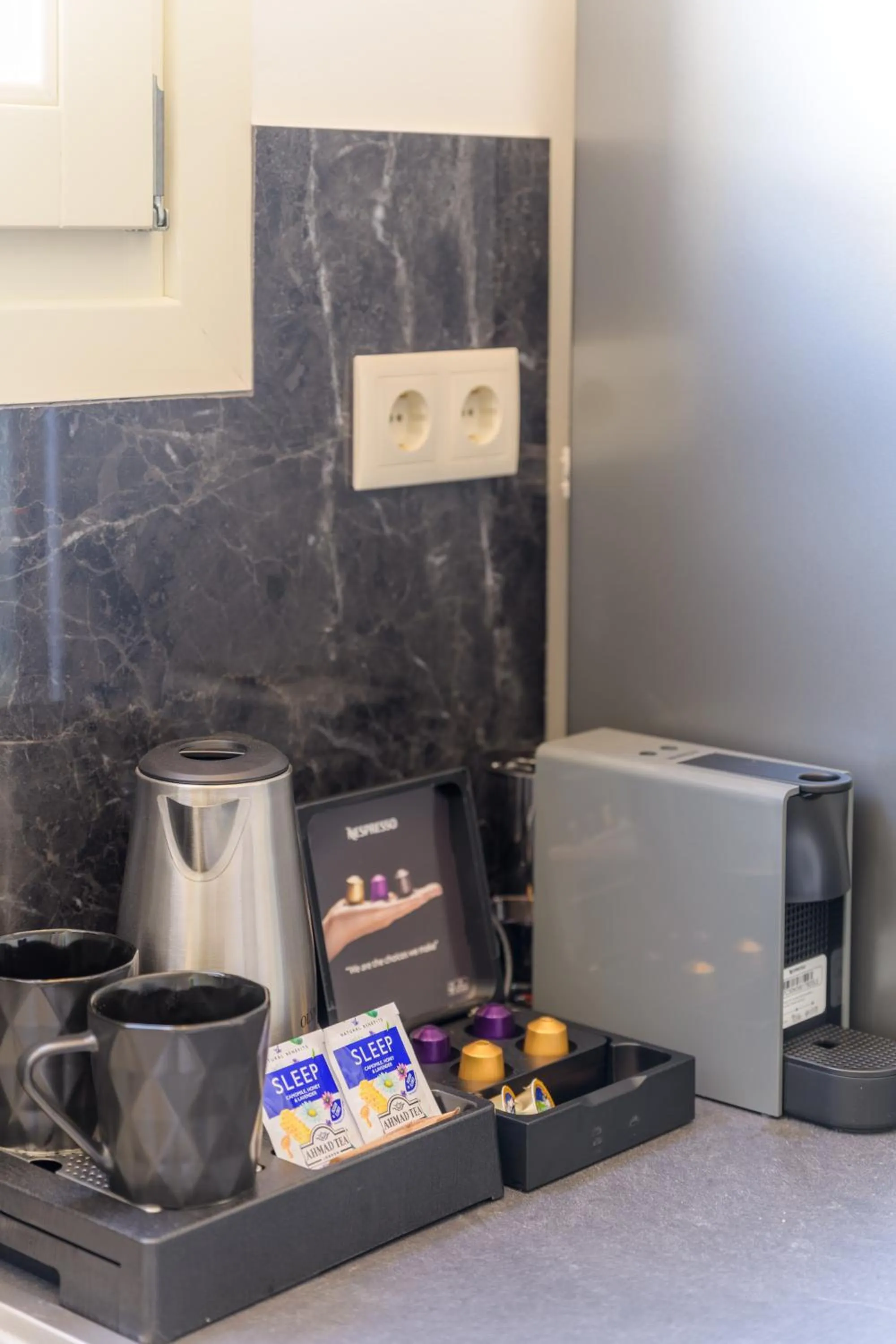 Coffee/tea facilities in Giustiniani Apartments