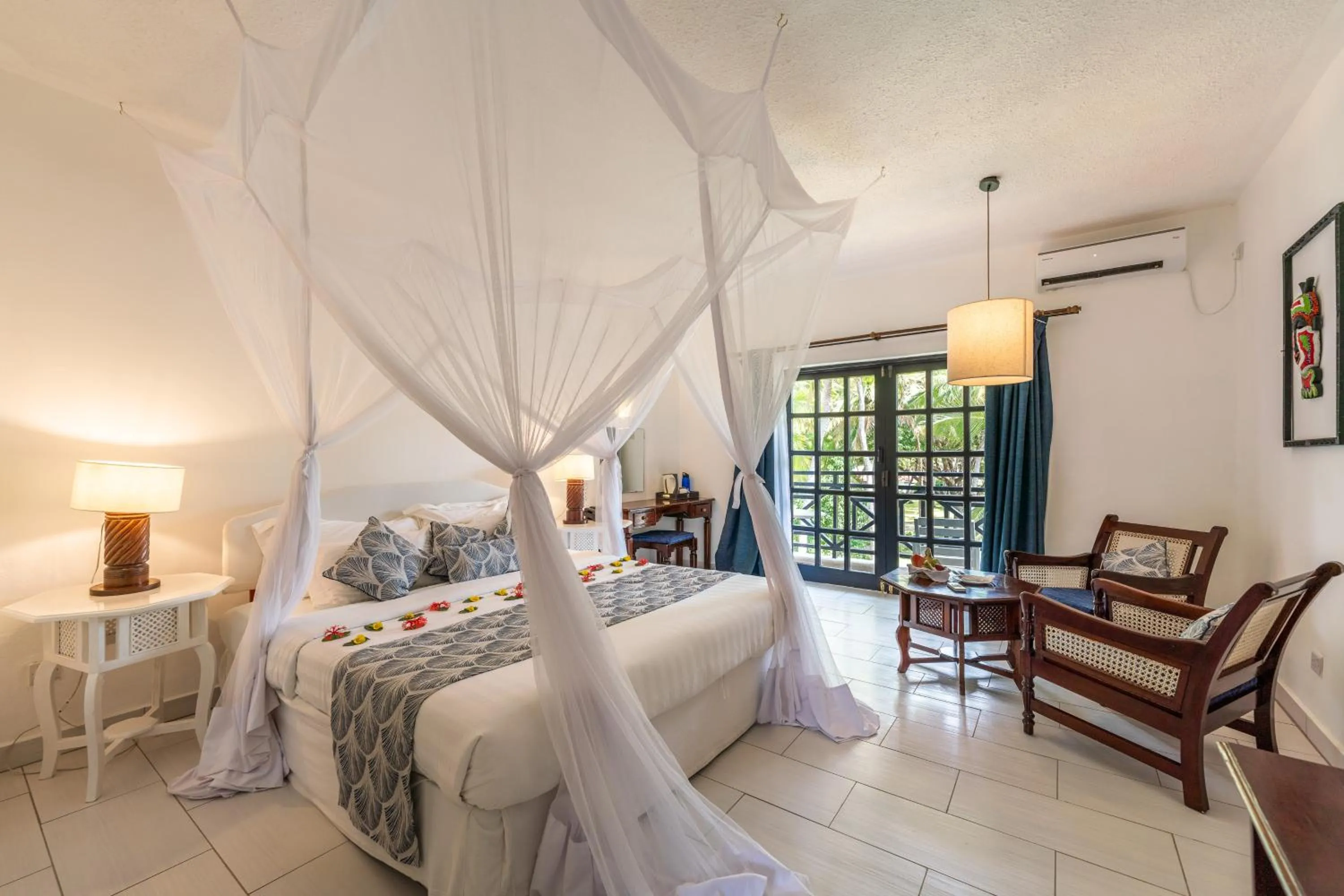 Bed in Diani Sea Resort - All Inclusive