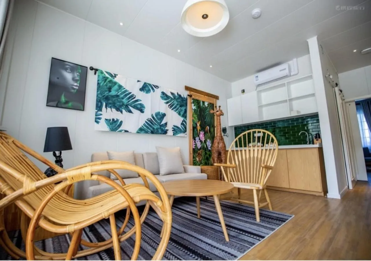 Living room in Discovery Saipan Hotel