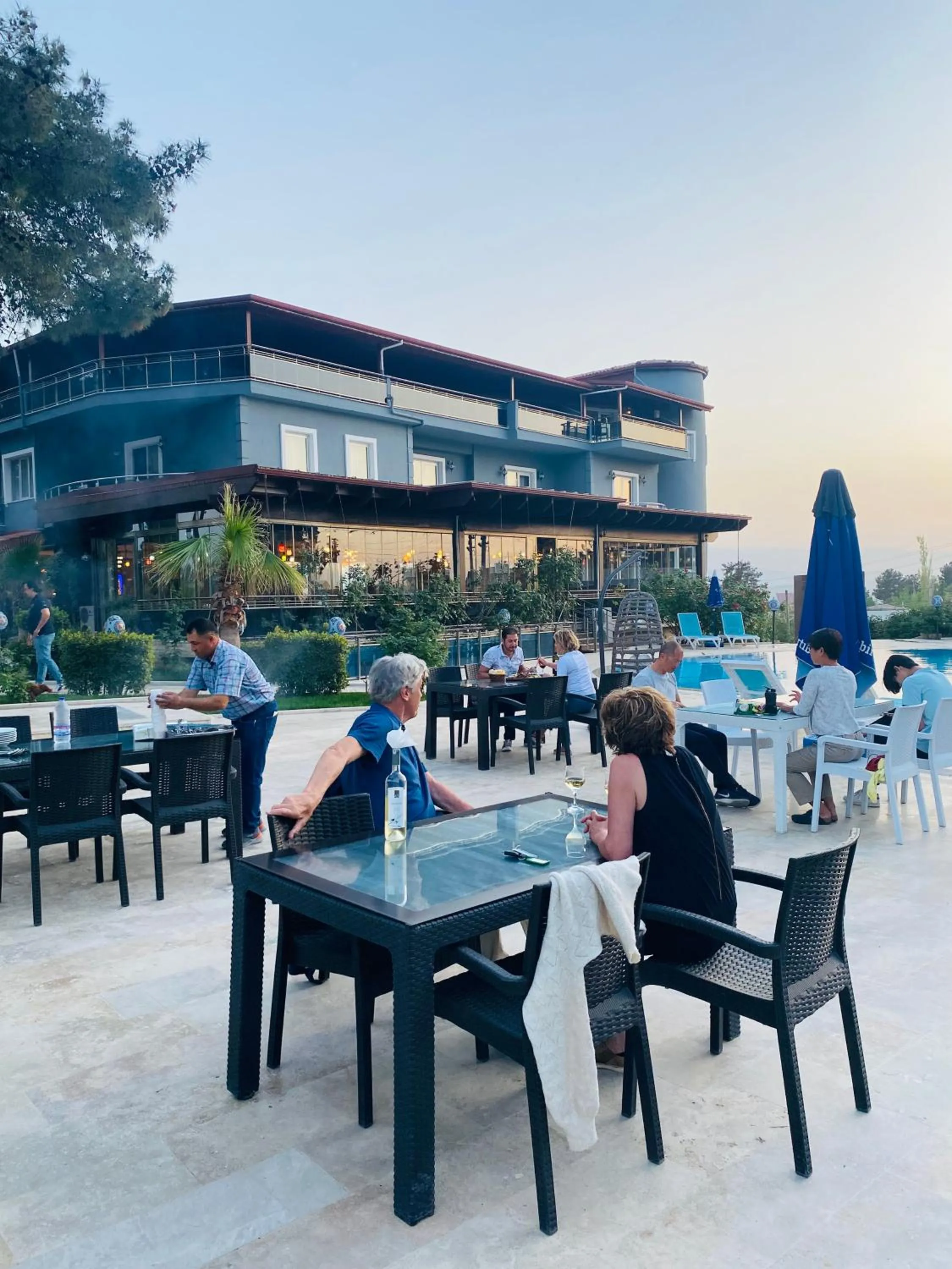 Swimming pool in Pamukkale Whiteheaven Suite Hotel