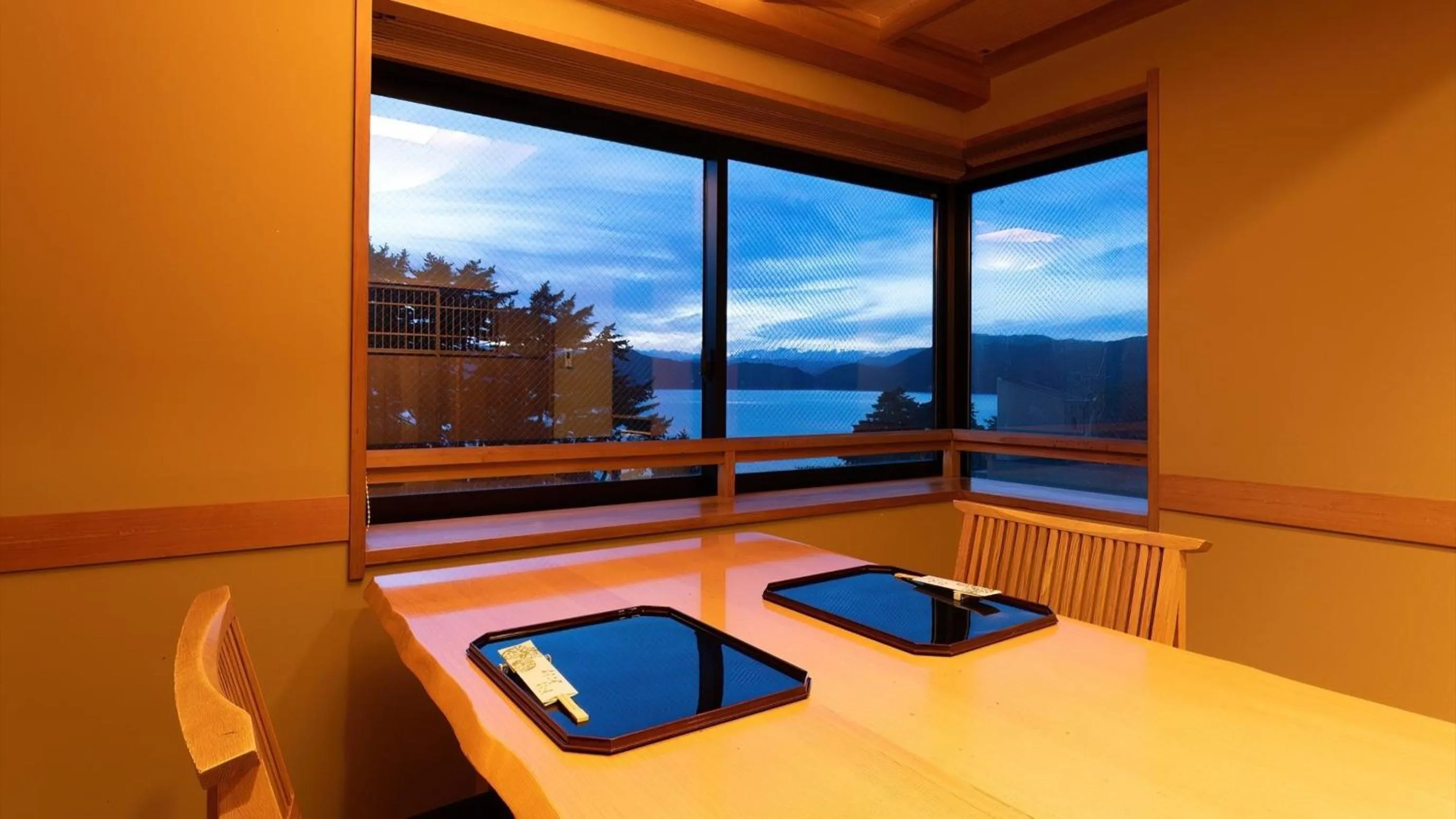 Dining area in Kashintei Shirahama