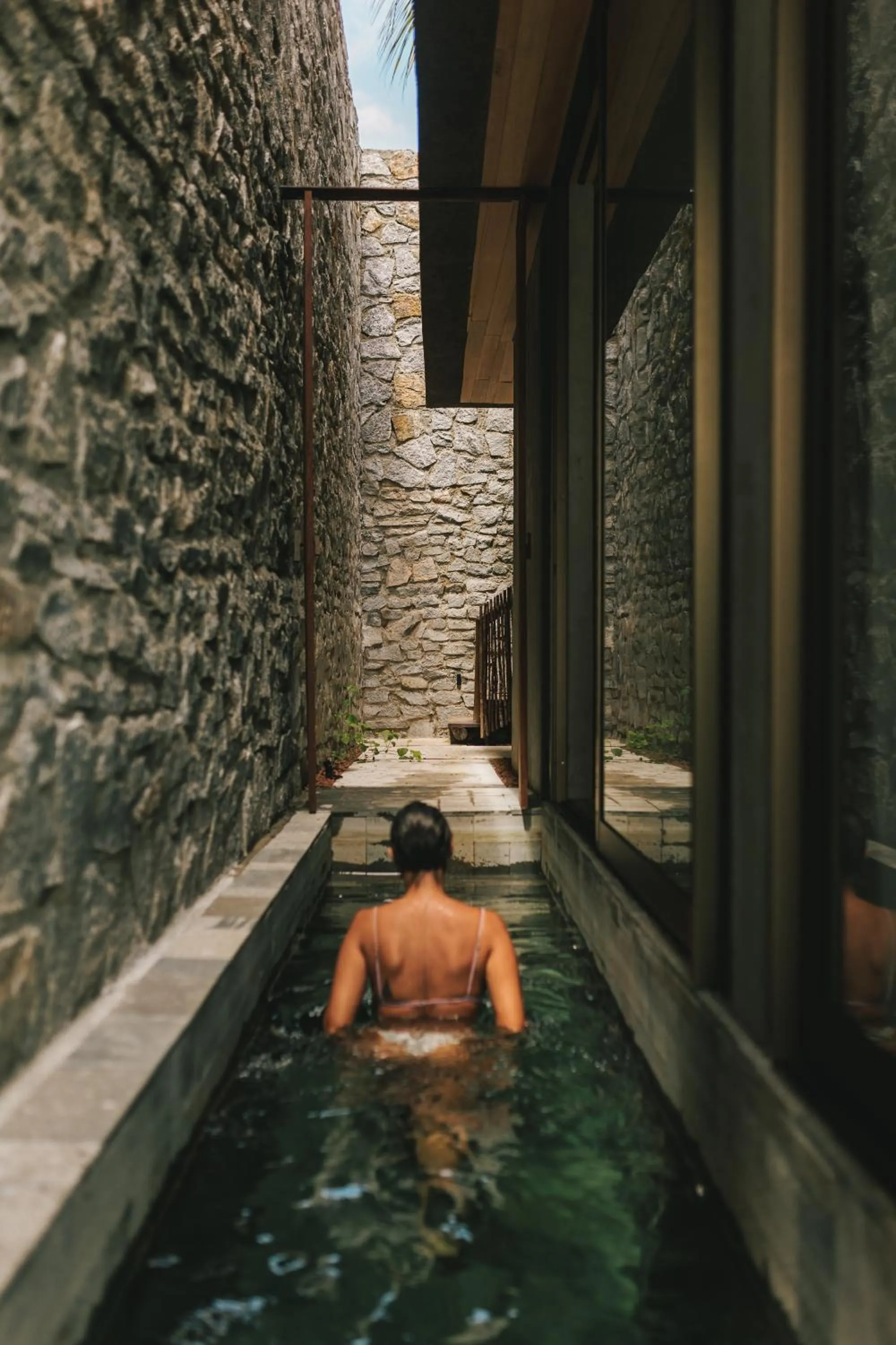 Pool view in Paru Boutique Hotel