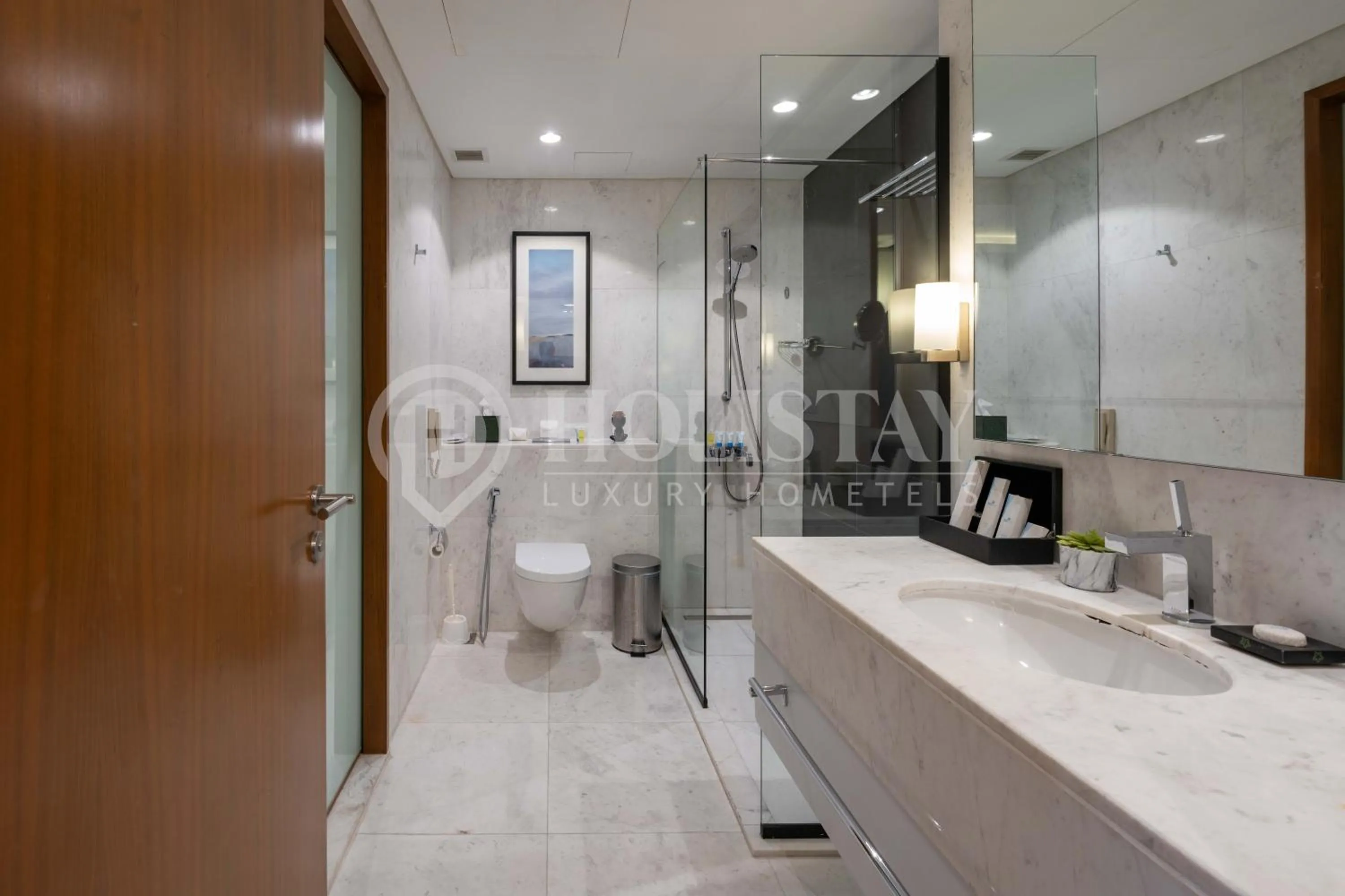 Shower in Holistay Luxury Homes - Burj khalifa view - Direct Access Dubai Mall